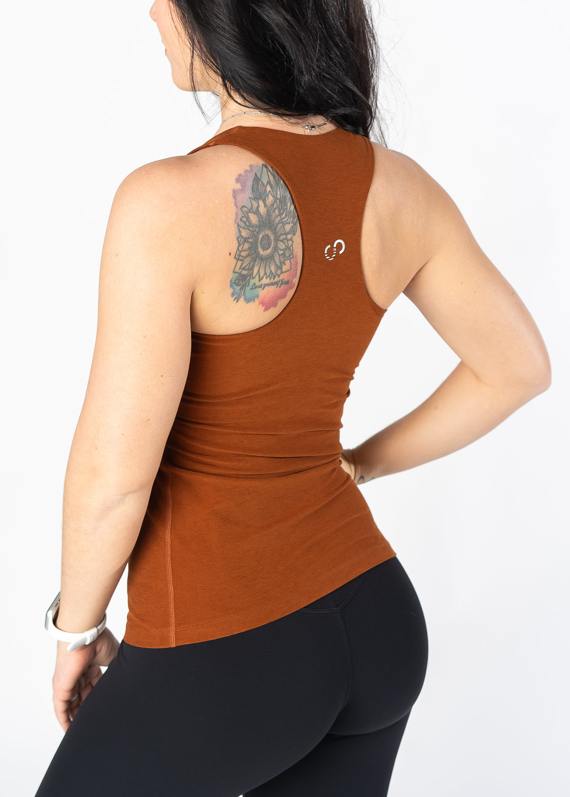 Dream Racerback Tank Top for Women - Soft & Comfortable Rust Color Workout Shirt | Gym, Yoga, Running, Casual Wear