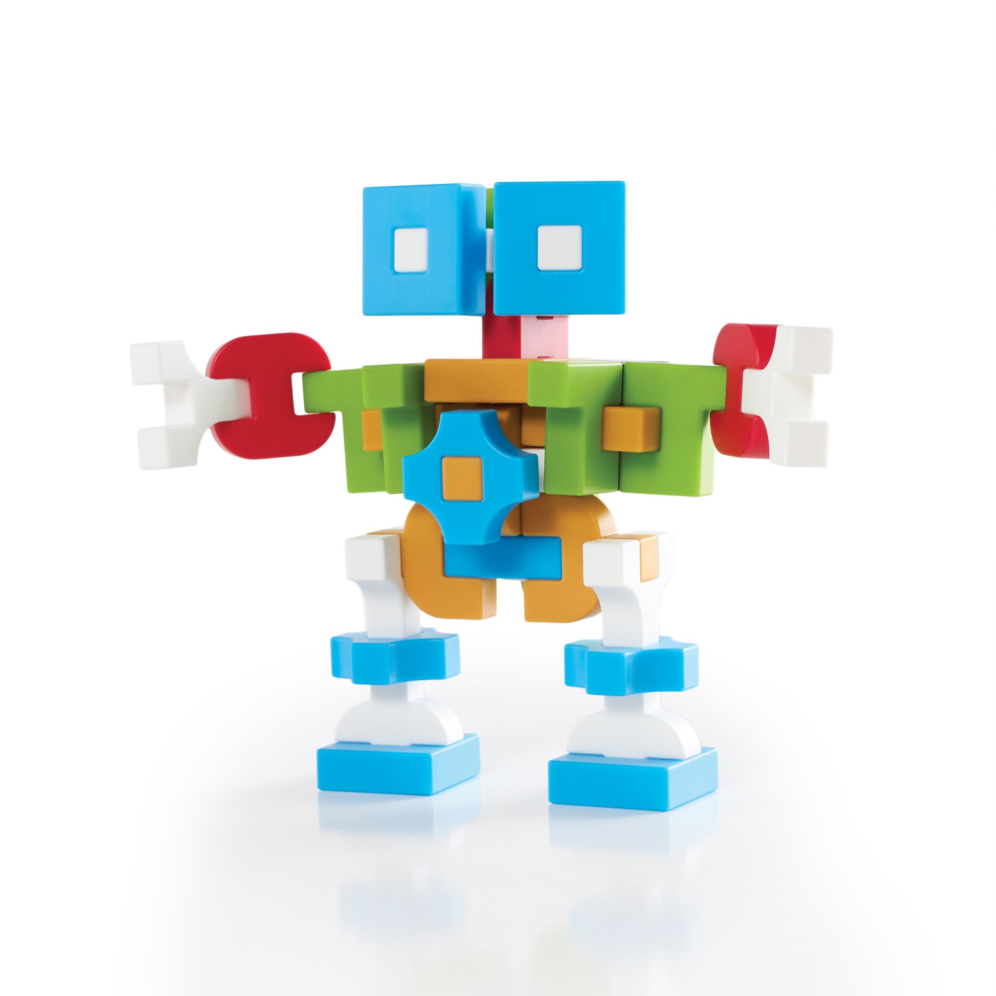 Guidecraft IO Blocks 500 Piece STEM Building Toy Set for Kids - Educational Construction Blocks for Creative Play, Classroom & Homeschool Learning Activities