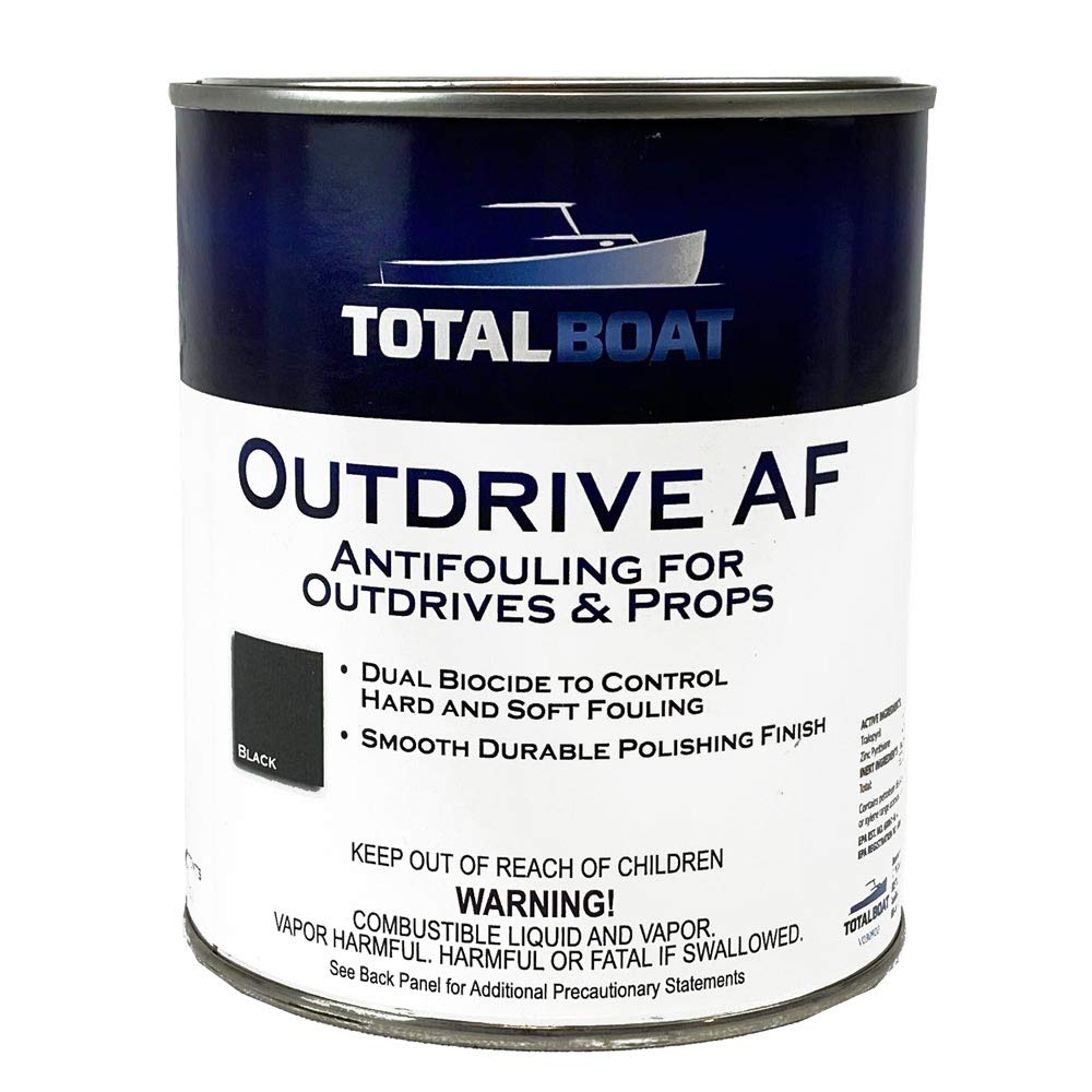 TotalBoat 490554 Outdrive AF Antifouling Paint - 1 Quart Marine Bottom Paint for Boat Hull Protection | Prevents Barnacles & Marine Growth | Ideal for Saltwater & Freshwater Boating
