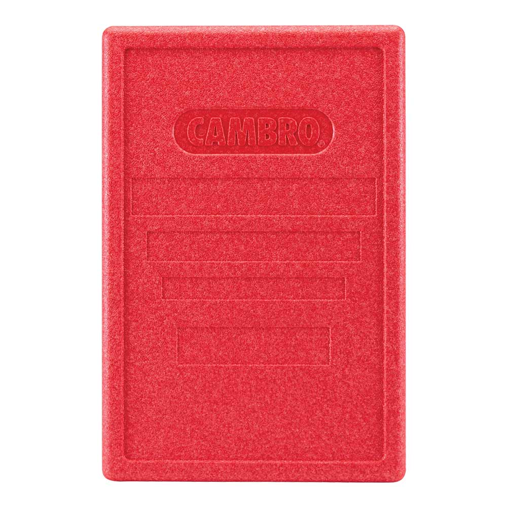 Cambro EPP180LID365 Cam GoBox Insulated Food Pan Carrier Lid - Red | Commercial Food Storage & Transport Solution for Catering, Restaurants & Food Delivery Services