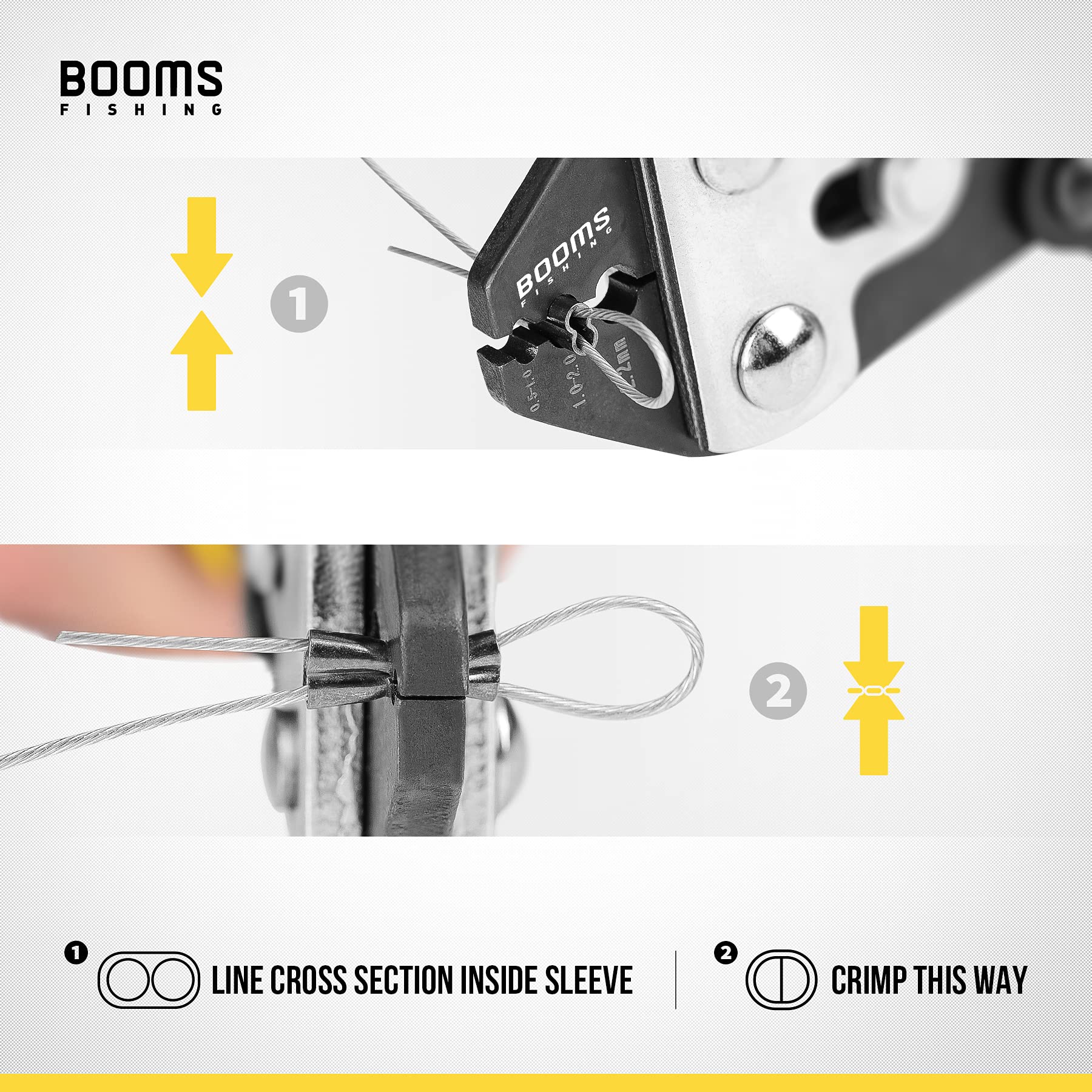 Booms CP3 Fishing Crimping Pliers - 8.5