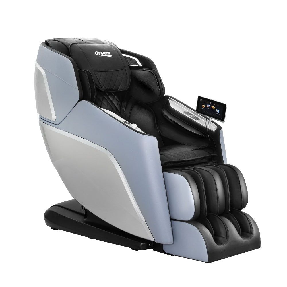 Livemor 4D Massage Chair with Electric Recliner - Full Body Shiatsu Massage for Home & Office - Perfect for Relaxation, Pain Relief & Stress Relief