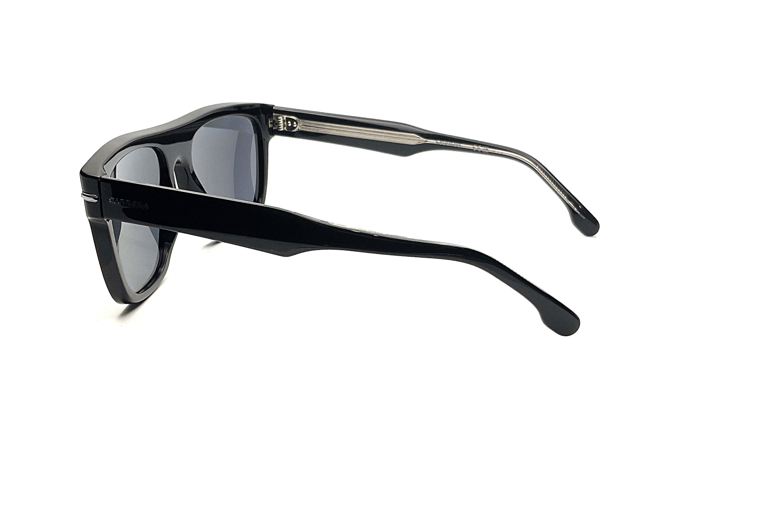Carrera 340/S Black Ruthenium Sunglasses - Polarized Aviator Style for Men & Women - Perfect for Driving, Outdoor Sports & Fashion Accessories
