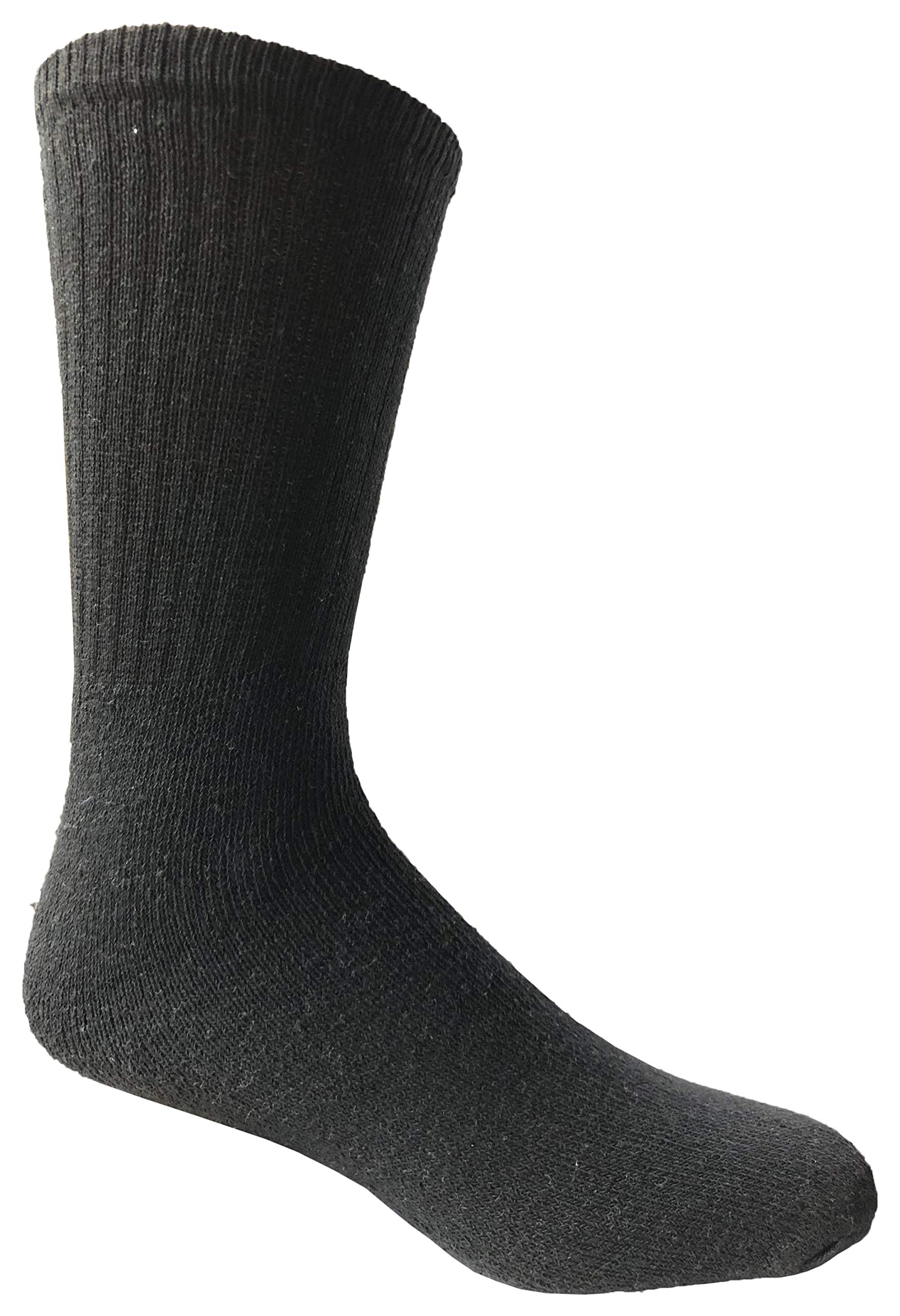 12 Pairs Men's Athletic Sports Crew Socks - Breathable Ring Spun Cotton for Running, Gym & Everyday Wear - SOCKS'NBULK Multi-Pack
