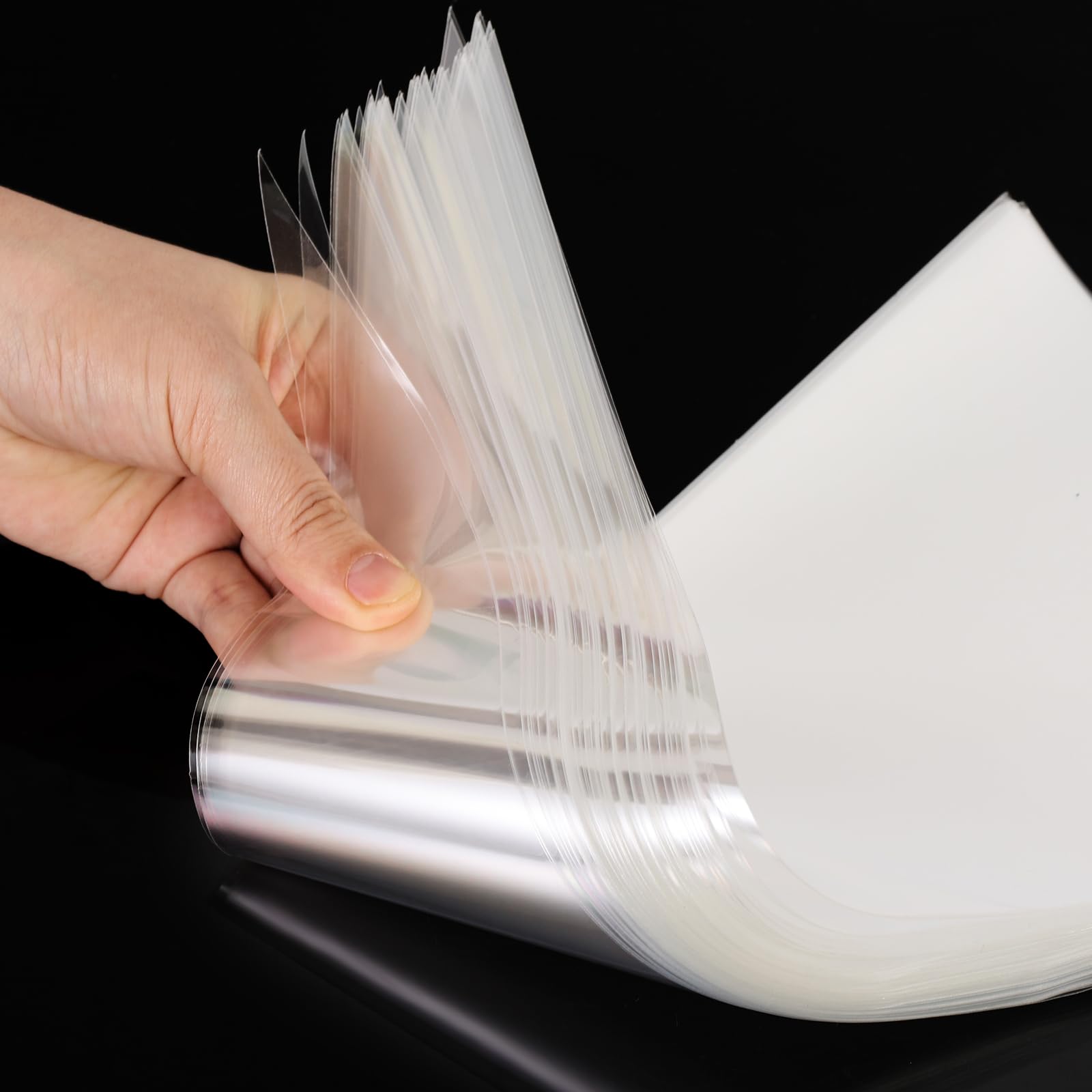 SUREHOME 100-Pack Clear Cellophane Cone Shaped Treat Bags with Ties (7x15 Inches) - Bulk Triangle Plastic Bags for Popcorn, Candy, Snacks, Party Favors & Gift Wrapping - Perfect for Birthday Parties, Halloween, Christmas & School Events