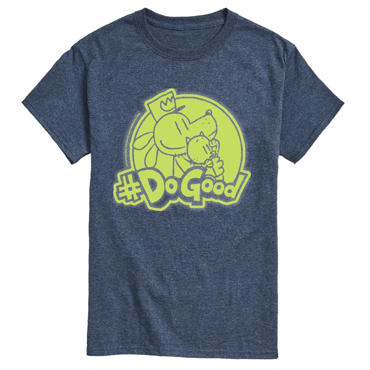 Dog Man - Do Good Glow - Men's Short Sleeve Graphic T-Shirt | Funny Novelty Tee for Book Lovers & Pet Owners | Perfect for Casual Wear, Comic Conventions & Gifts