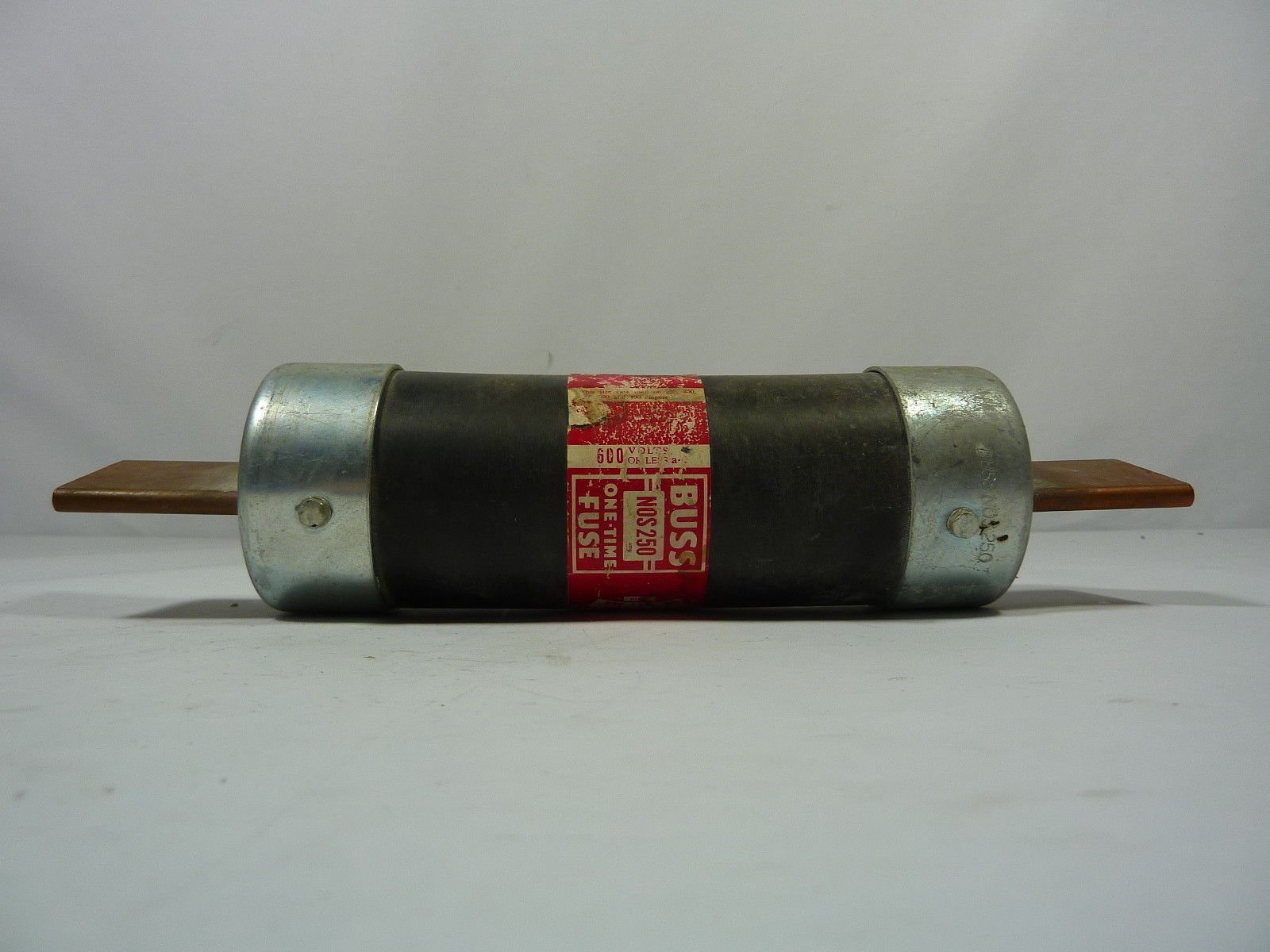 Bussmann NOS-250 Fast Acting Class H Fuse 250 Amp 600V - Heavy Duty Electrical Protection for Industrial Equipment & Power Distribution Systems