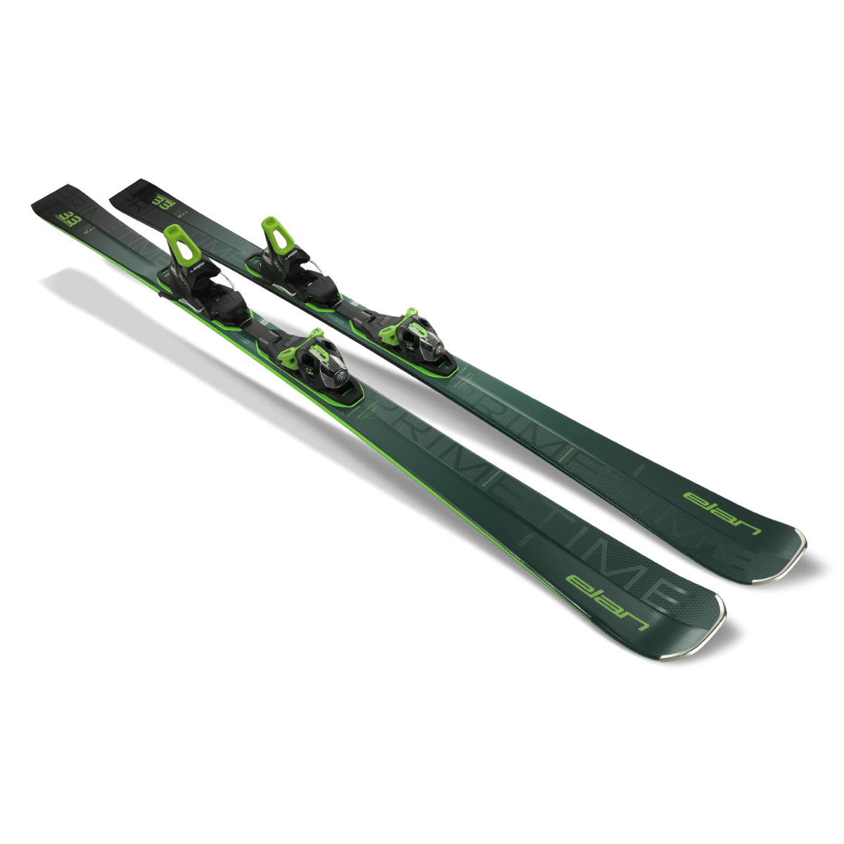 Elan PRIMETIME 33 FX Skis with EM 11.0 DB393019 Bindings - 2025 Model | All-Mountain Performance for Intermediate to Advanced Skiers | Perfect for Groomed Trails and Powder Days