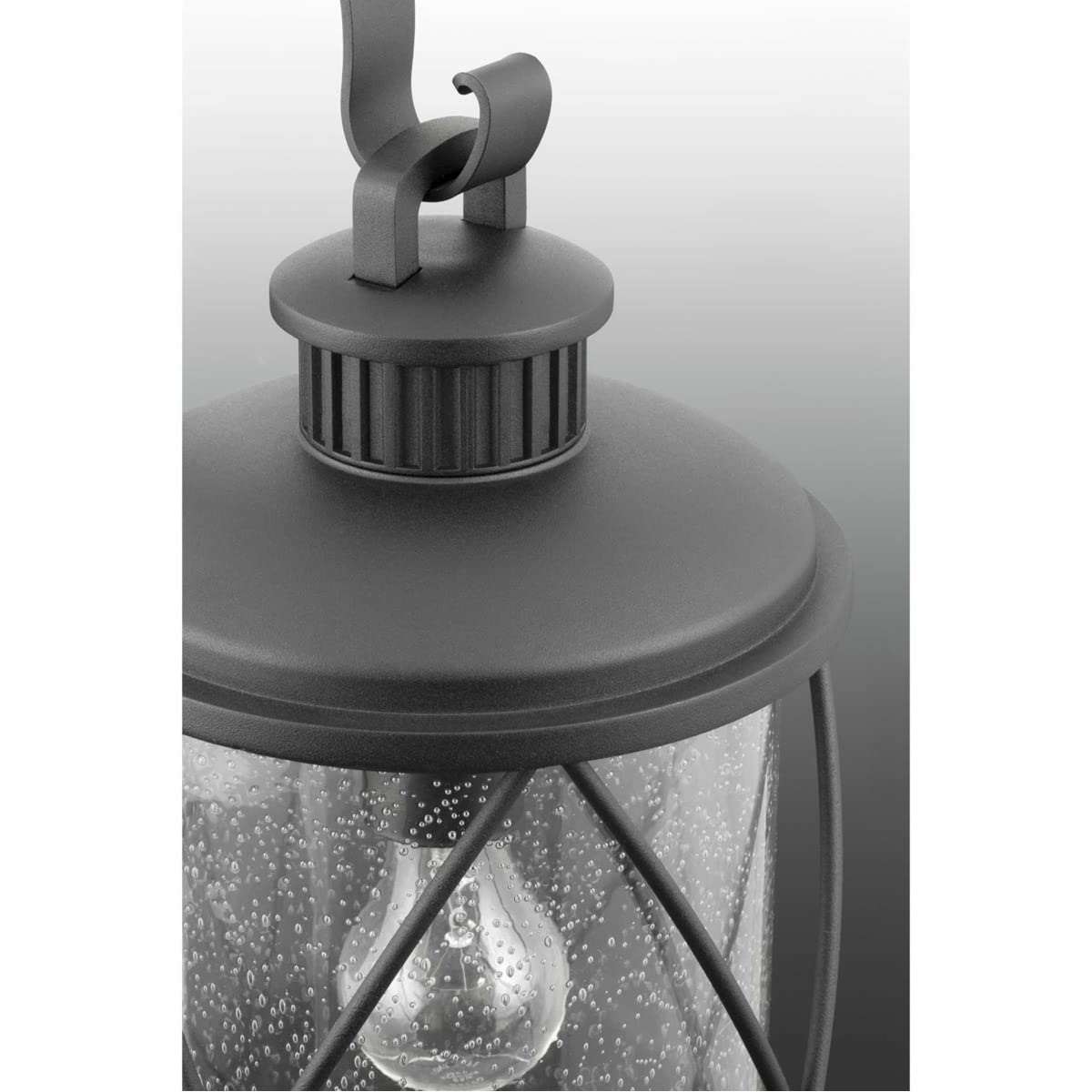 52242-BCSI Garthwaite Ave 24 Inch Black Outdoor Wall Lantern - Textured Finish, Large Size for Porch, Patio & Garden Lighting | Weather-Resistant Exterior Sconce