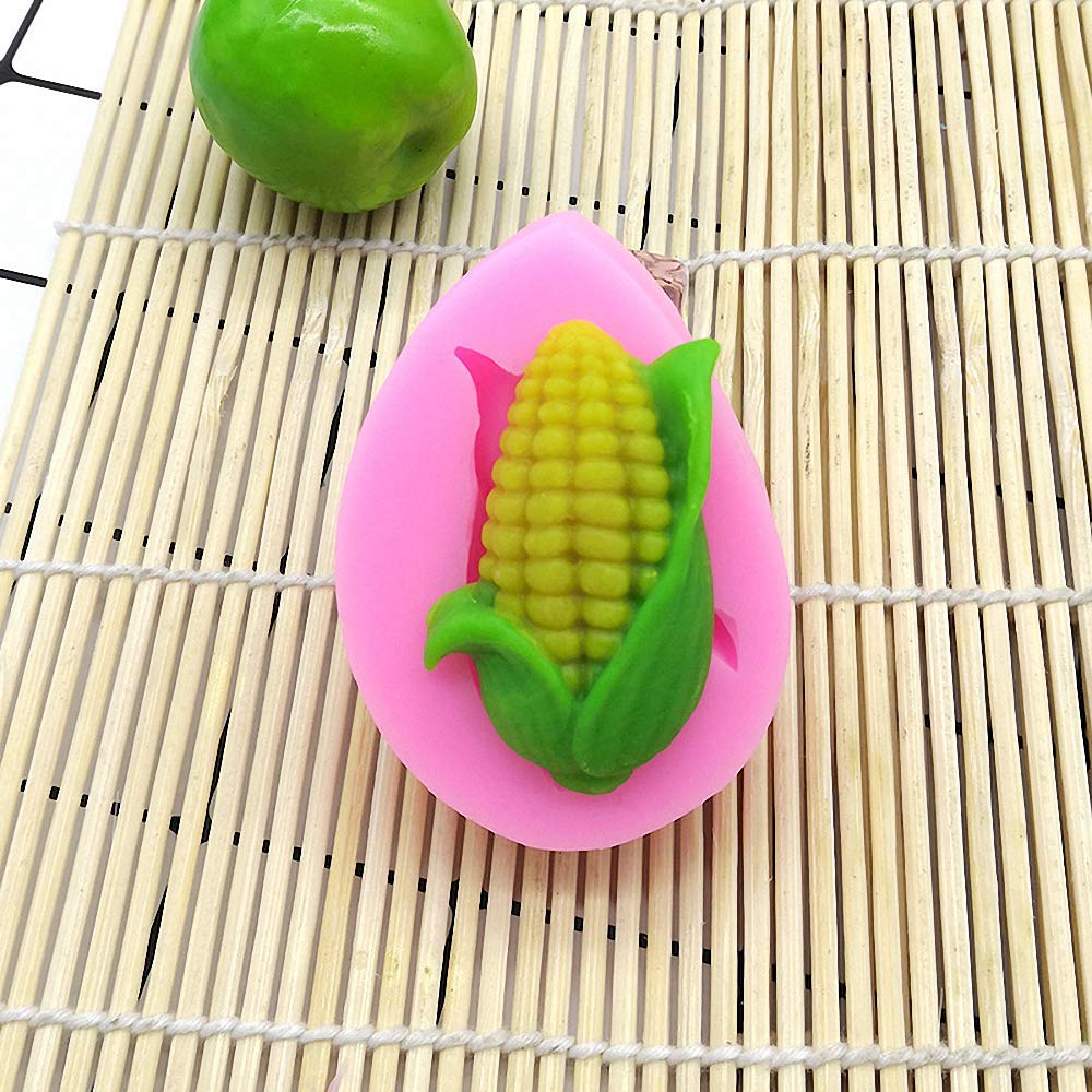 Premium Corn-Shaped Silicone Fondant Mold for Chocolate, Candy, Cupcake & Cake Decorating - Polymer Clay & Epoxy Resin Jewelry Making Tools - Perfect for Baking, DIY Crafts & Party Treats