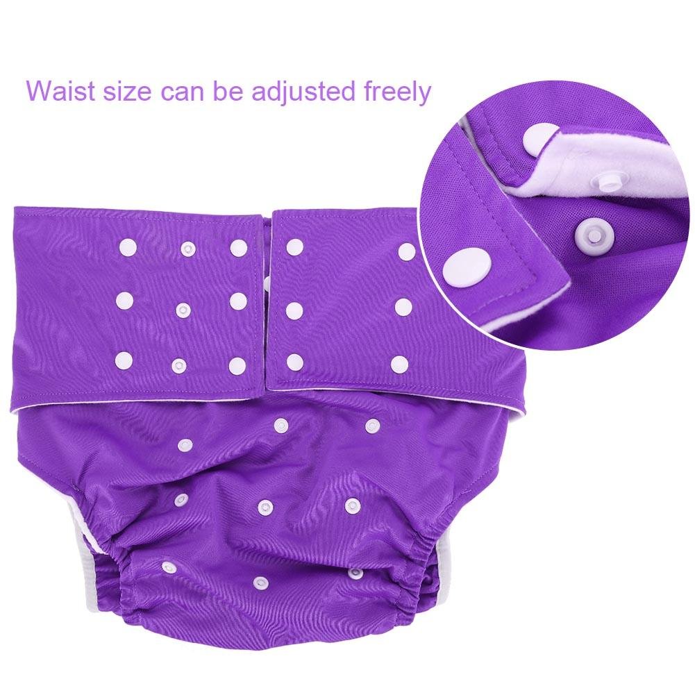 **Reusable Adult Pocket Diaper - Adjustable, Breathable & Leakproof Washable Incontinence Underwear for Day/Night Use - Comfortable & Discreet for Active Lifestyles**