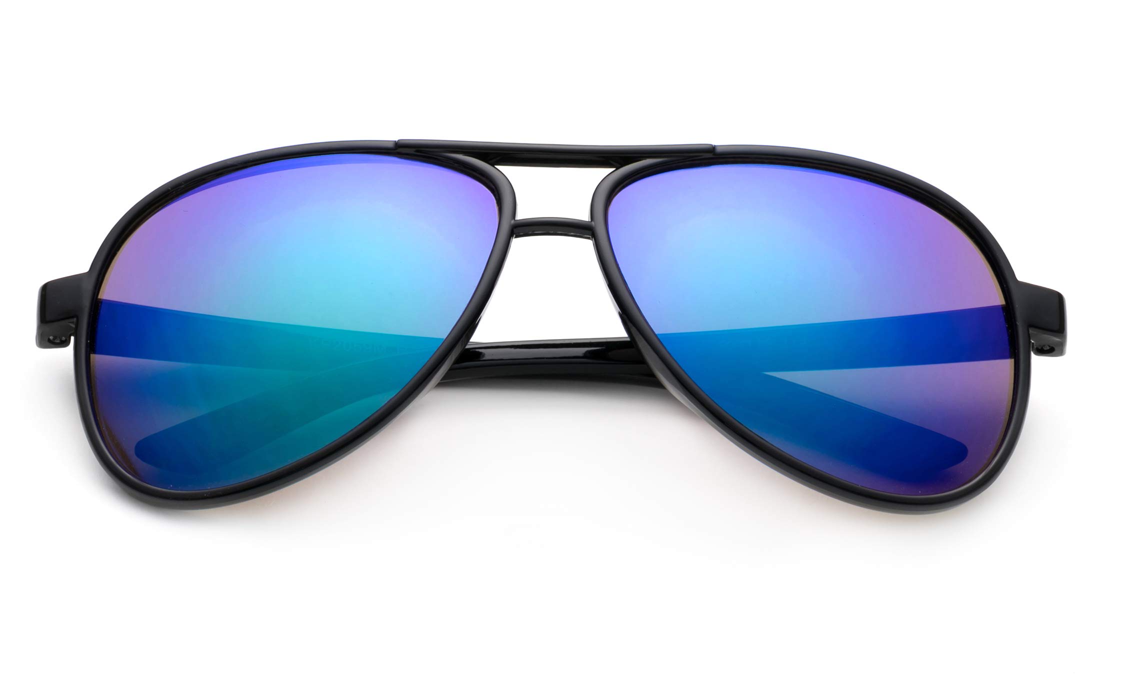 Kids Aviator Sunglasses for Boys & Girls - UV Protection Flash Lens - Perfect for Outdoor Play, Beach, and Summer Activities
