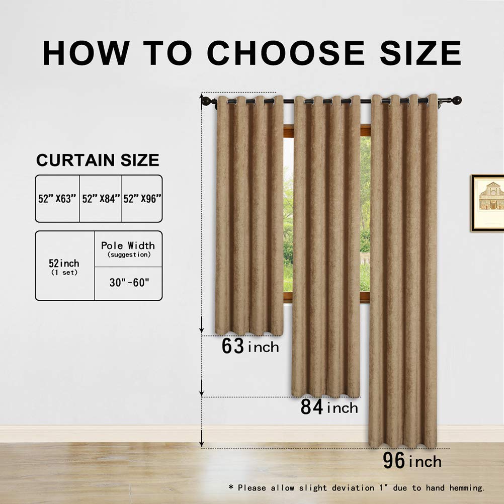 ELKCA Elegant Coffee Valance with 2 Hollow Swags & Curtain - Perfect for Living Room, Bedroom, and Kitchen Window Decor