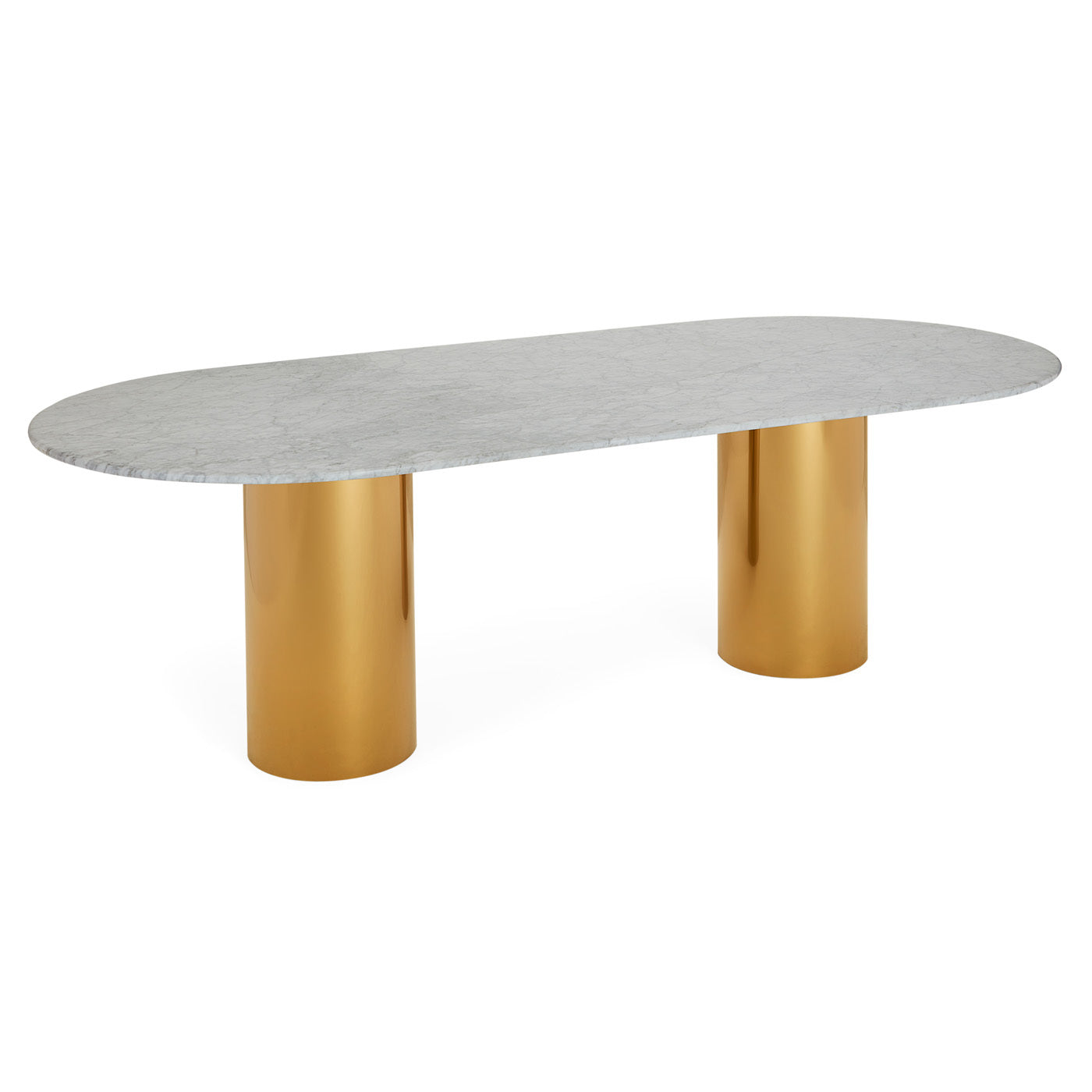 Alphaville Modern Capsule Dining Table - Space-Saving Round Kitchen Table for Small Apartments, Breakfast Nook & Cozy Dining Areas