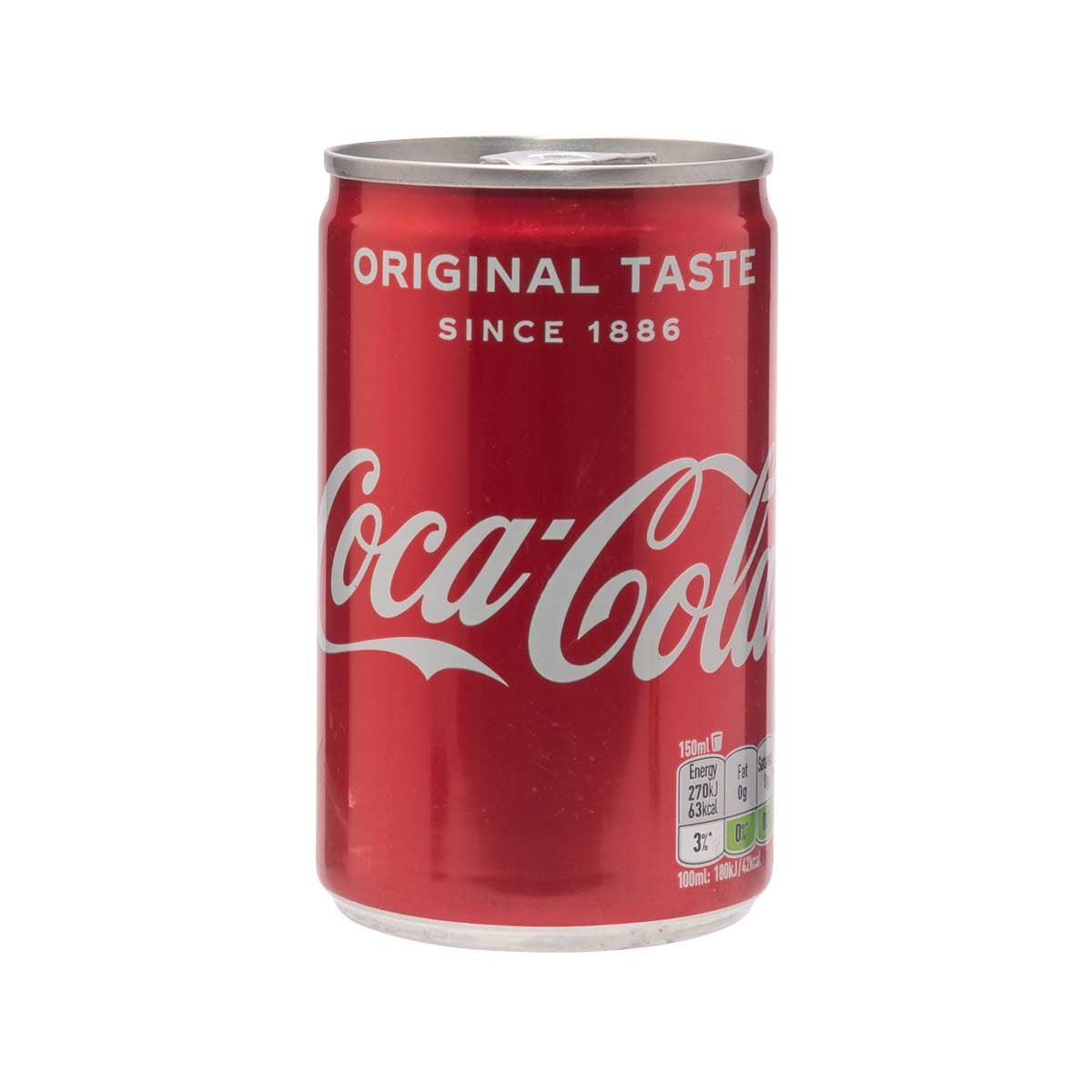 Original Coca-Cola UK Edition - 150mL Mini Cans (Pack of 24) - Perfect for Parties, Gifts & Office Refreshments