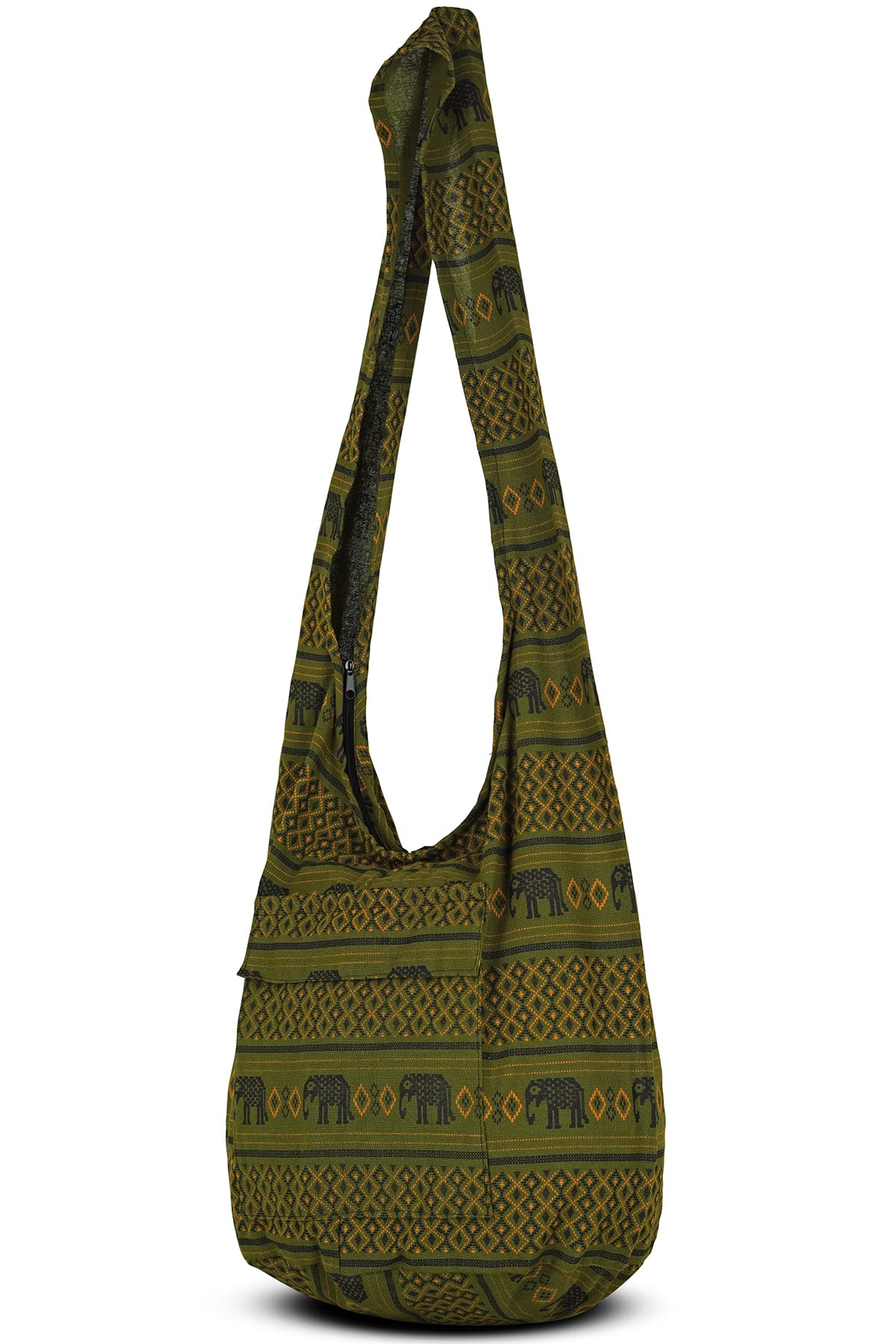 Stylish Unisex Boho Crossbody Handbag - Handmade Cotton Shoulder Bag for Men & Women | Perfect for Travel, Shopping & Everyday Use