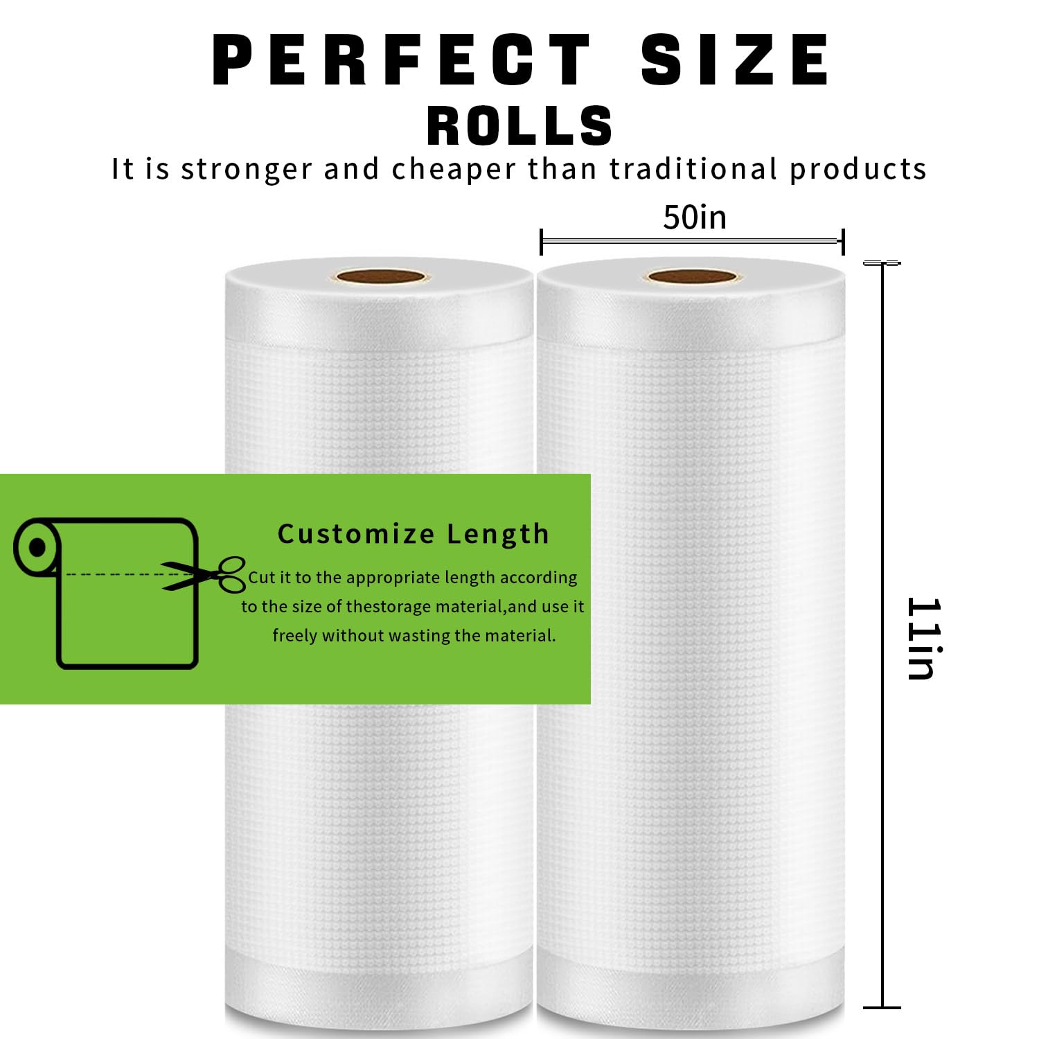 Premium Vacuum Sealer Bags Rolls 11