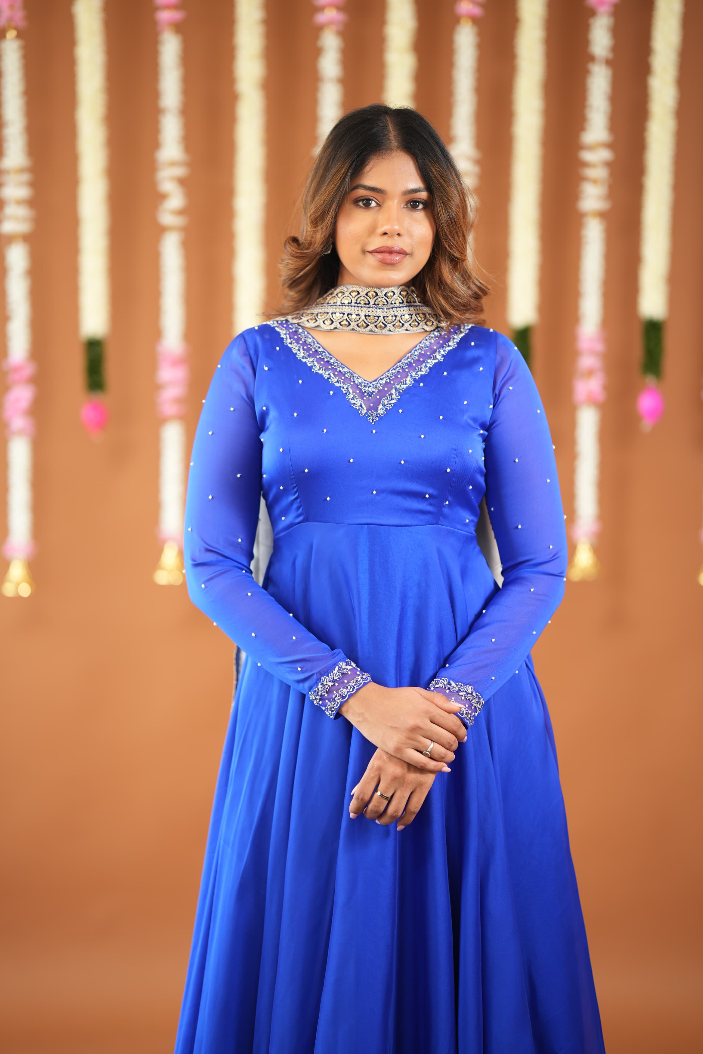 DD623 Sakshi Premium Double Layer Anarkali Kurti - Elegant Indian Ethnic Dress for Women | Perfect for Festivals, Weddings & Special Occasions