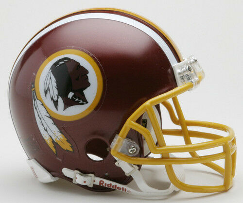 Washington Redskins Riddell ProLine VSR 4 Mini Football Helmet - Collectible NFL Memorabilia for Fans & Sports Enthusiasts - Perfect for Display, Gifts, and Game Day Decor