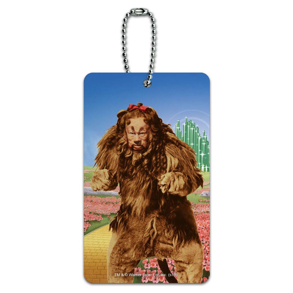 Wizard of Oz Lion Character Luggage Tag - Durable Suitcase ID Tag for Travel Bags - Perfect for Carry-Ons, Checked Luggage & Backpacks | Great Gift for Oz Fans & Travelers