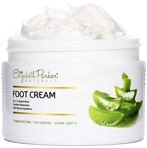 Best Foot Cream for Dry Cracked Feet & Heels - Moisturizing Coconut Oil Foot Lotion with Shea Butter, Aloe Vera - Callus Remover with Olive Oil & Manuka Honey - Non-Greasy Formula (2Oz) - Perfect for Daily Foot Care, Cracked Heel Treatment & Softening Rough Skin at Home