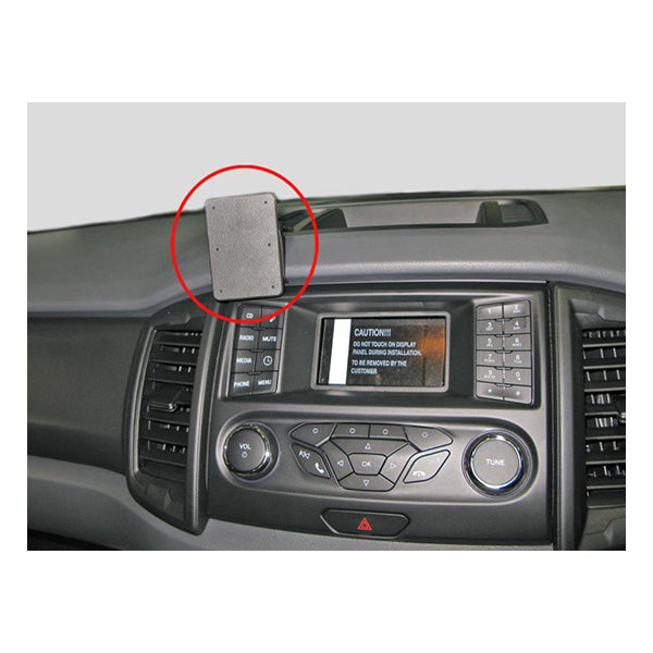 ClicOn No Holes Angled Dash Mount for Ford Ranger (2016-2022) | Secure Phone Holder for Off-Road & Daily Driving