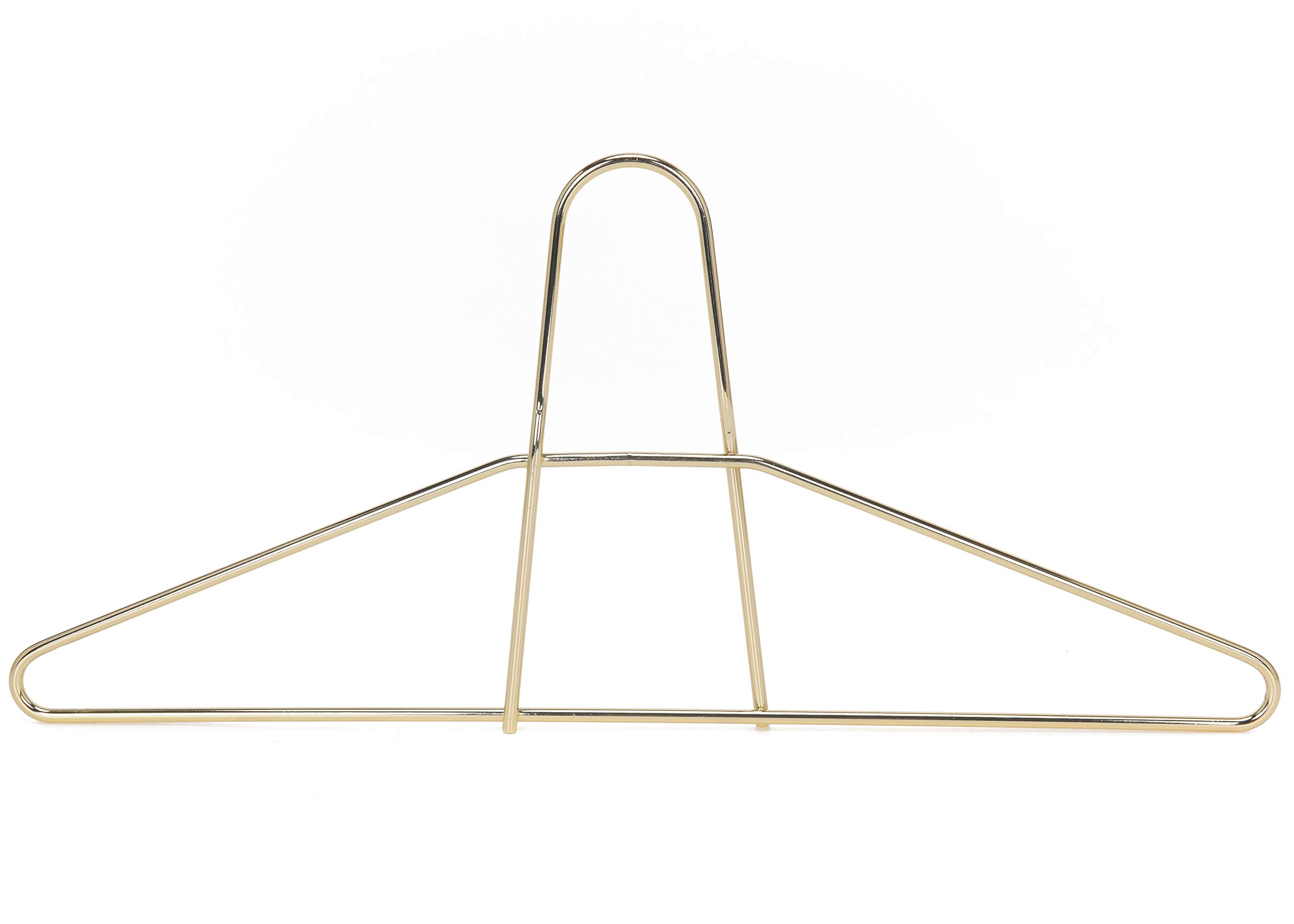 Premium Heavy Duty Metal Hangers 30-Pack - Gold Anti-Theft Wire Clothes Hangers for Suits, Coats & Jackets - 200LB Capacity - Ideal for Gyms, Retail Stores, Hotels & Home Closet Organization