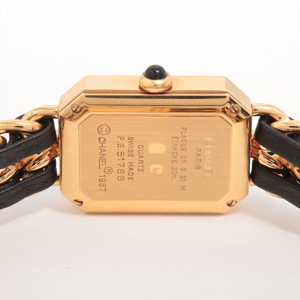 Chanel Premier L Black Face Gold Watch - Luxury Women's Wristwatch for Elegant & Formal Occasions
