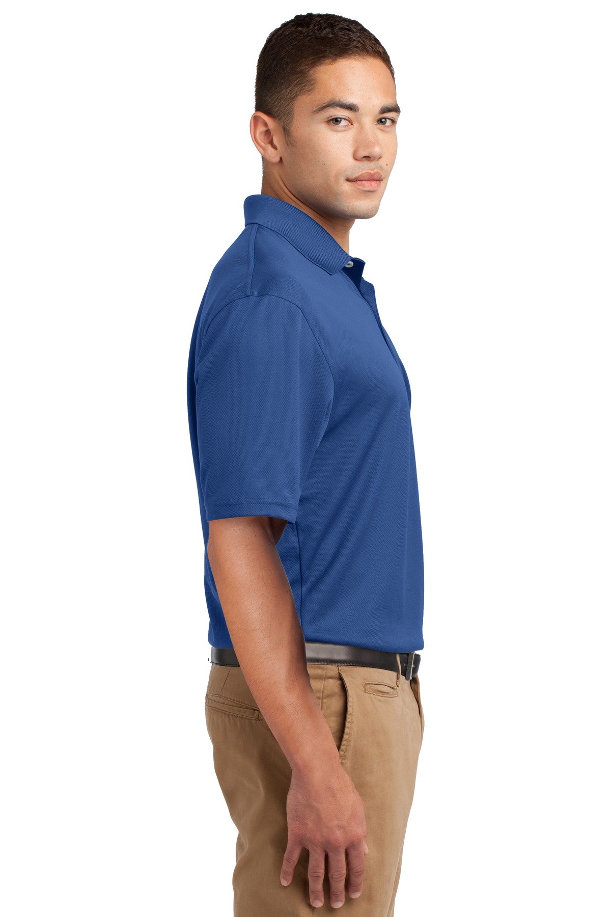 SPORT-TEK Men's Moisture-Wicking Dri Mesh Polo Shirt - Breathable & Comfortable for Golf, Tennis & Outdoor Activities