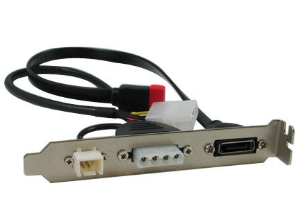 External SATA L Type PCI Bracket Adapter - SATA III 6Gbps PCIe Expansion Card for PC - Perfect for Adding Extra SATA Ports to Desktop Computers and Workstations