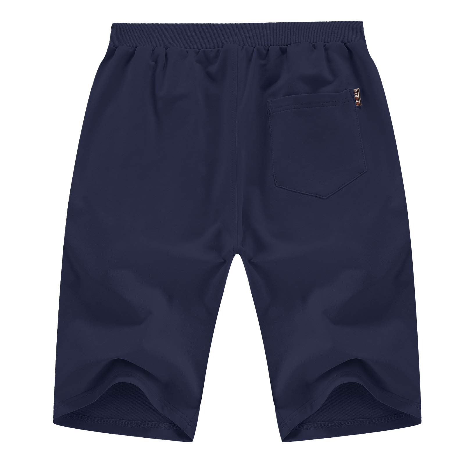 YTD Men's Casual Classic Fit Drawstring Shorts - Elastic Waist, Pockets - Perfect for Summer, Beach, Gym & Outdoor Activities