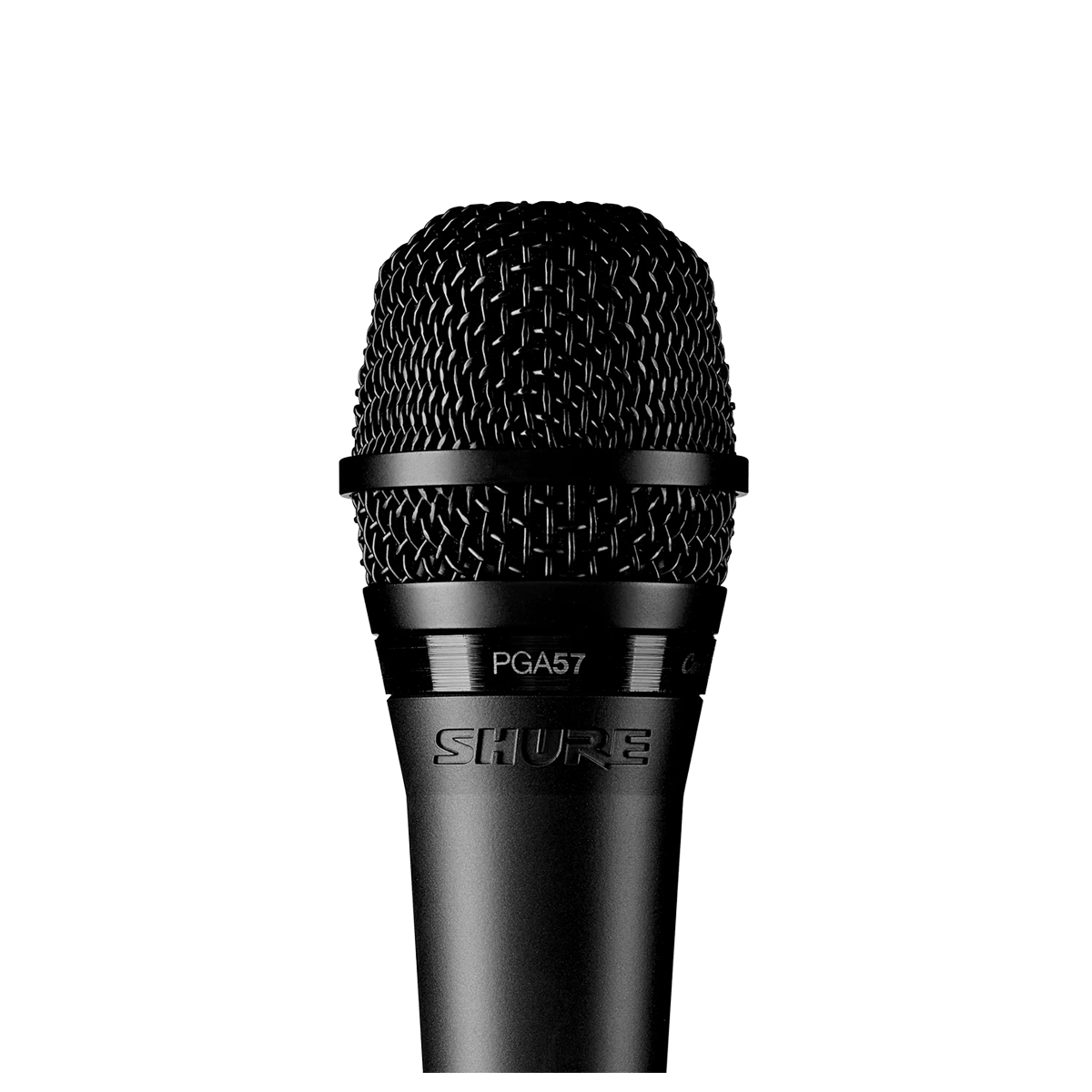 Shure PGA57 Cardioid Dynamic Instrument Microphone for Guitar, Drums & Vocals - Professional Studio & Live Performance Recording