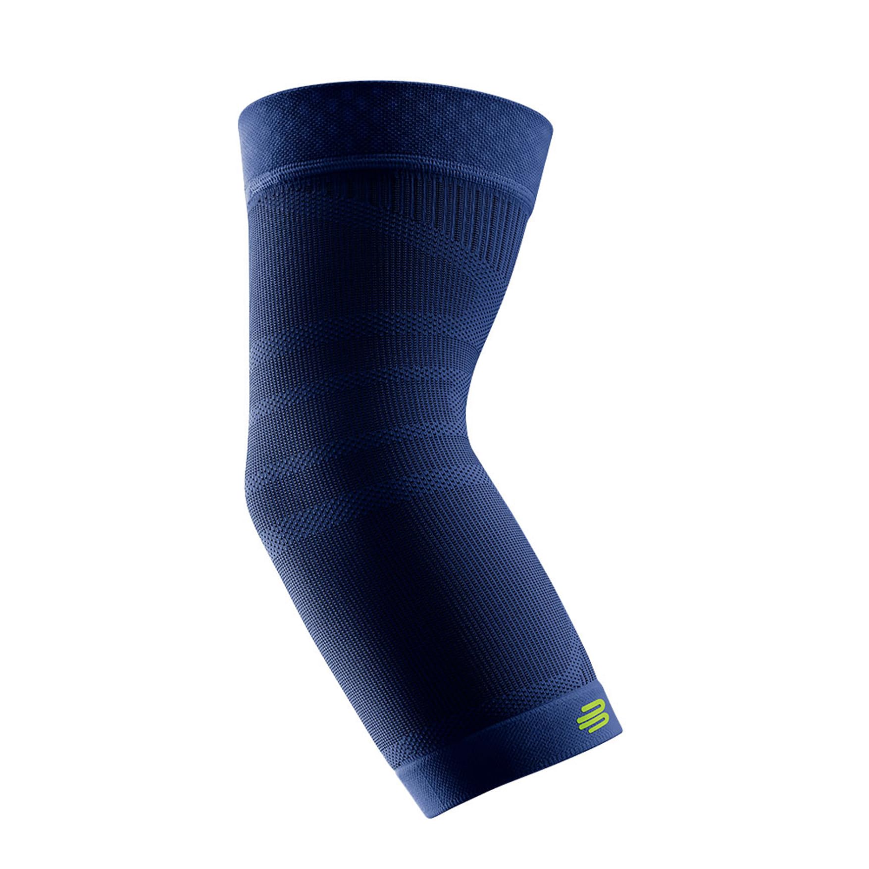 Bauerfeind Sports Compression Elbow Sleeve - Unisex Support for Tennis, Golf & Weightlifting - Left/Right Arm - Navy Blue Small - Ideal for Joint Pain Relief & Muscle Recovery