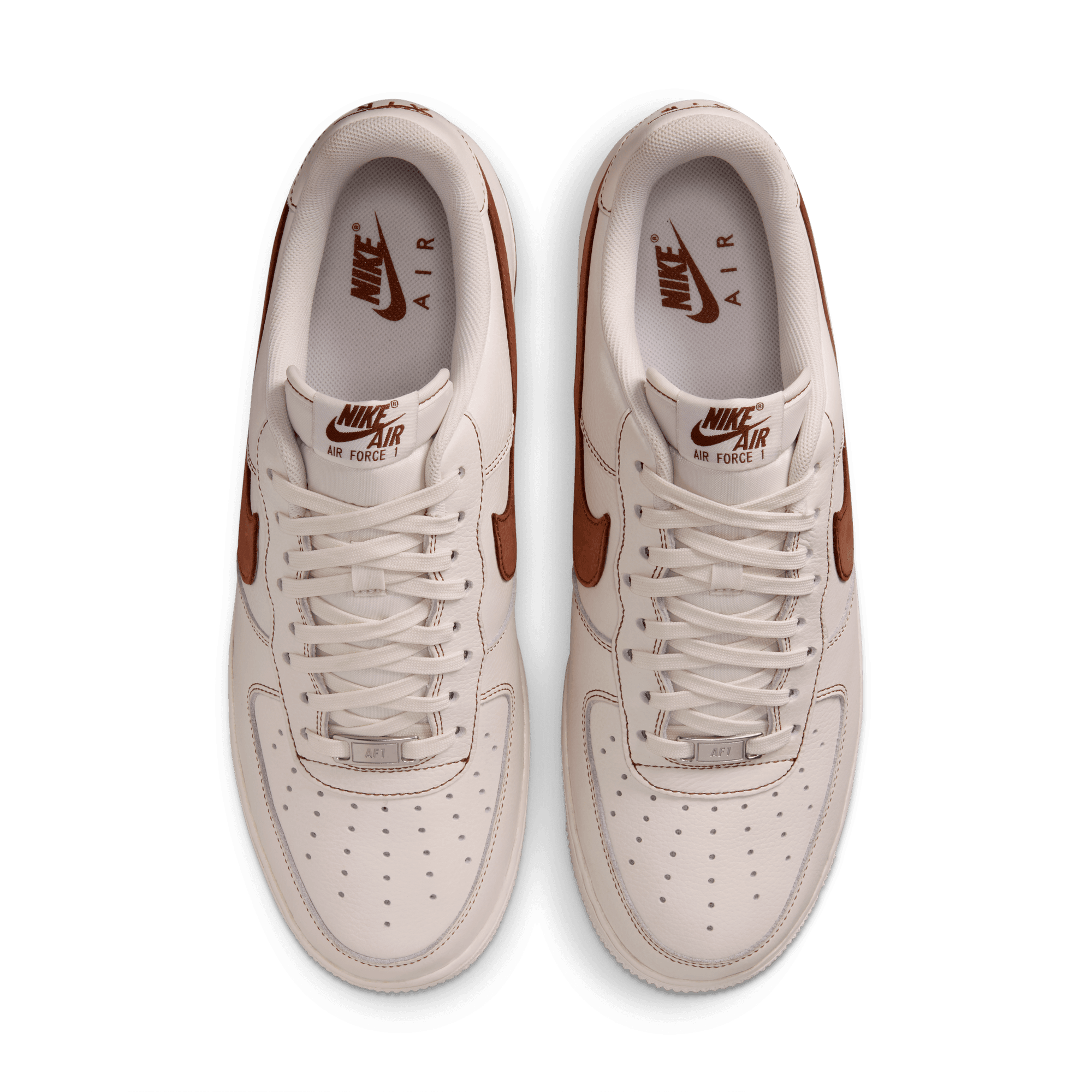 Nike Air Force 1 '07 LV8 Men's Sneakers in Ivory Brown - Classic Basketball Shoes for Casual Wear & Street Style