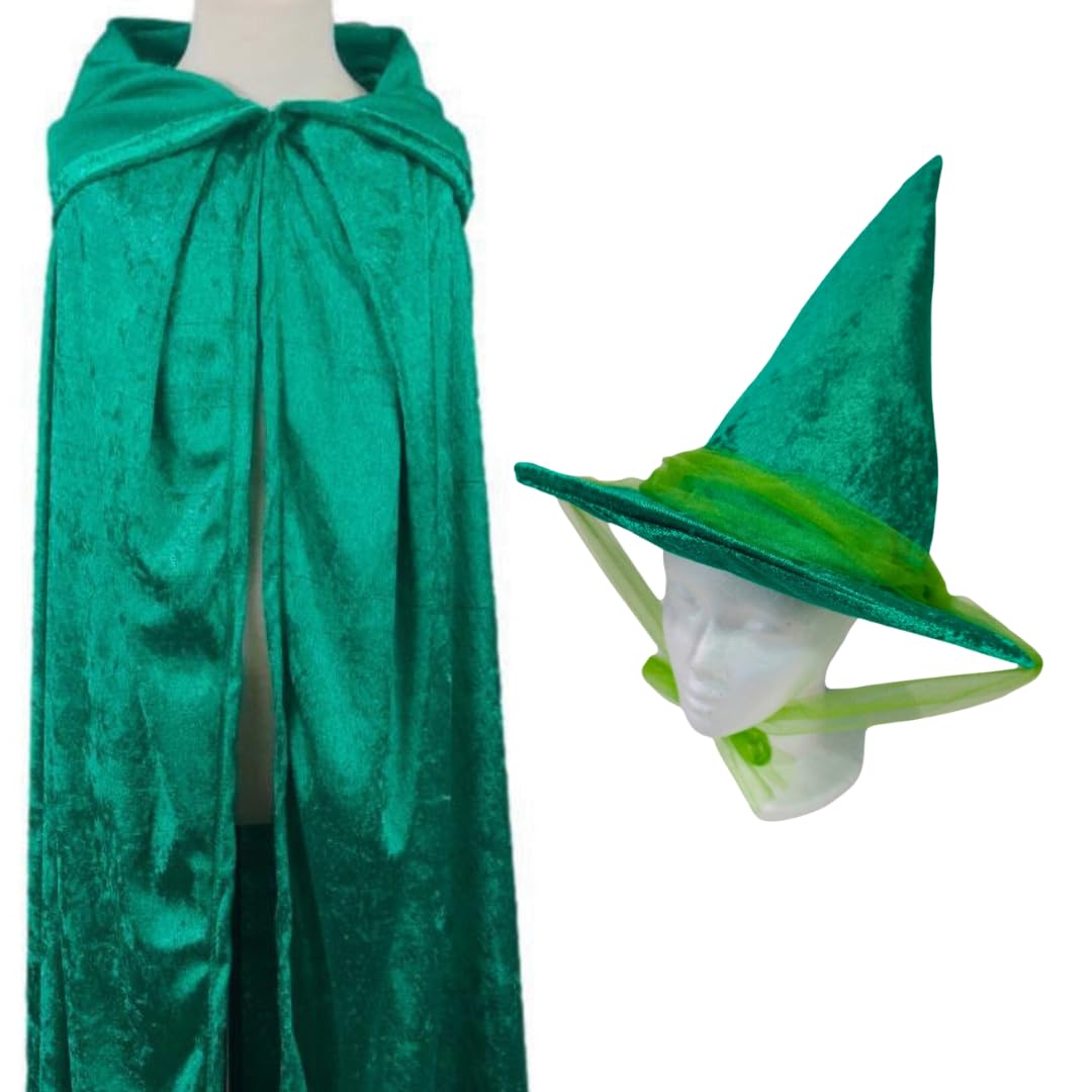 Sleeping Beauty Good Fairy Costume Set with Hat & Cape for Kids, Teens & Adults - Plus Size Available (Pink, Adult Large) | Halloween Dress Up, Cosplay & Fairy Tale Themed Parties