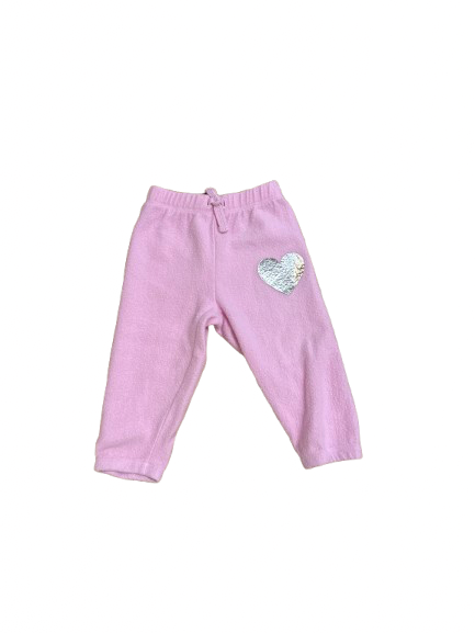 Cozii Women's Athletic Yoga Pants with Candy Pink Heart Design - High Waisted Workout Leggings for Running, Gym & Lounge