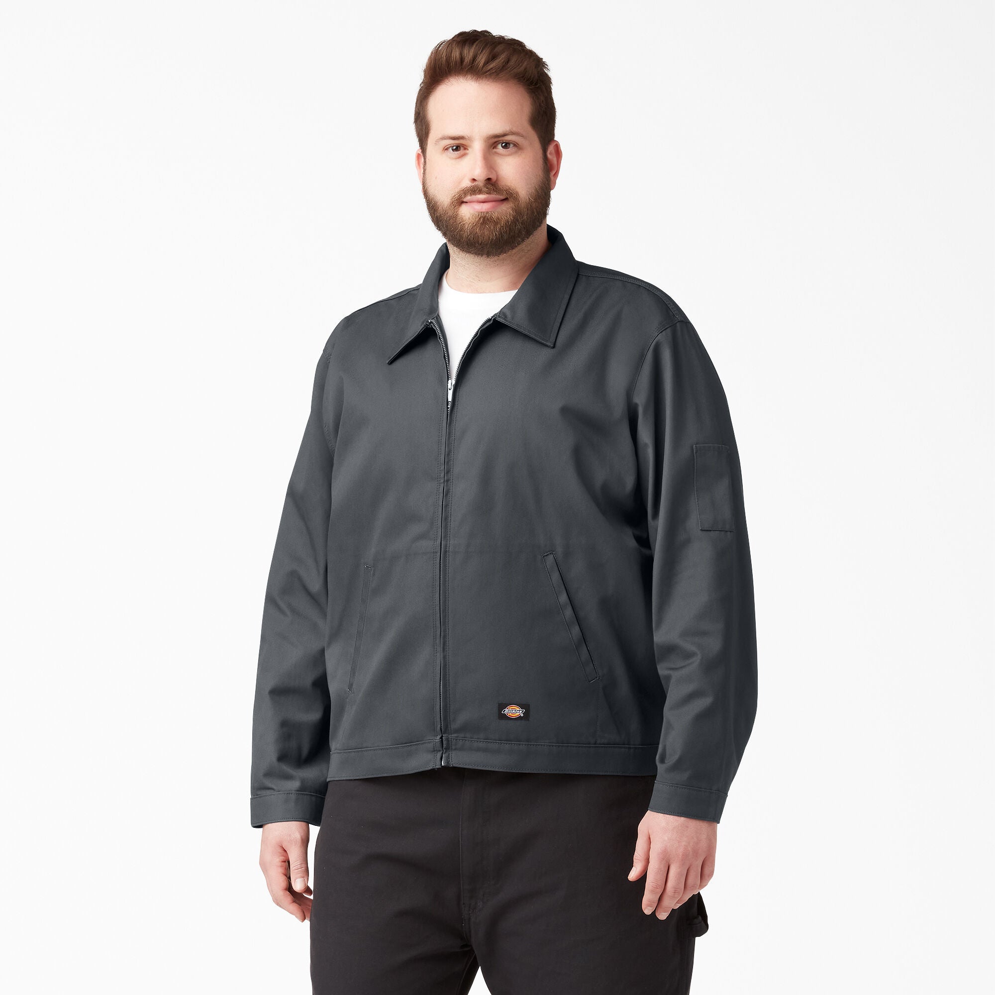 Dickies Men's Unlined Eisenhower Jacket - Classic Workwear Style for Casual & Outdoor Wear | Durable Cotton Twill Fabric | Perfect for Work, Hiking & Everyday Use