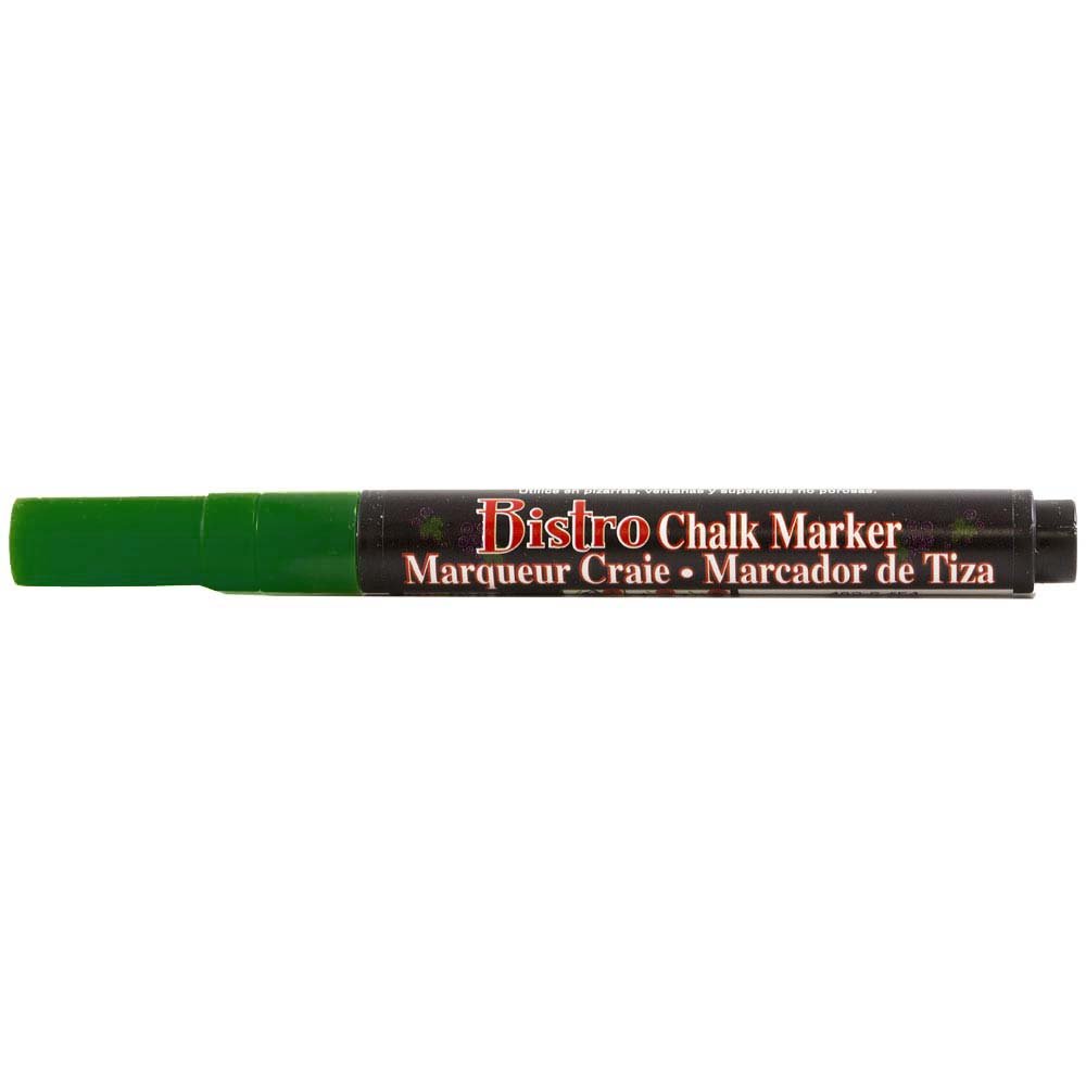 JAM Paper Dustless Erasable Chalk Markers - Fine Point Liquid Chalk Marker - Green - Non-Toxic, Vibrant Colors - Perfect for Restaurants, Cafes, Blackboards & DIY Crafts