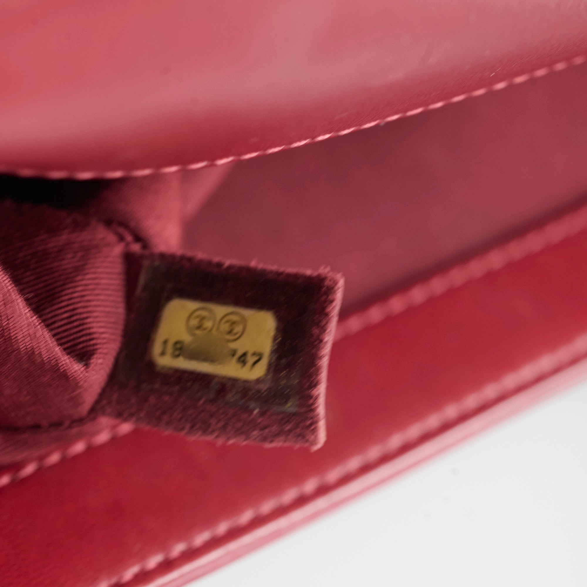 Chanel Old Medium Lambskin Leather Red Series 19 Flap Bag - Luxury Designer Handbag for Women, Perfect for Parties & Evening Events