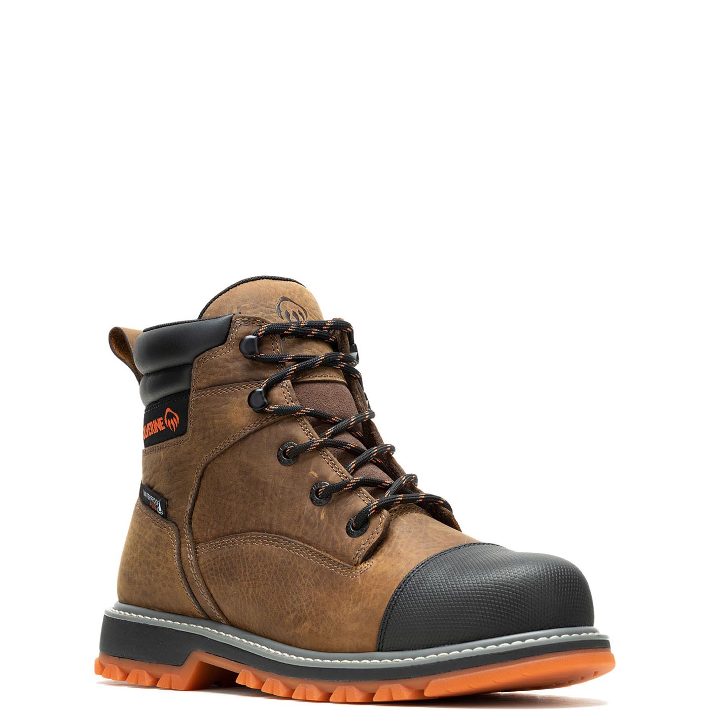 Floorhand LX Cap Toe 6 Inch Waterproof Work Boots - Sudan Brown | Durable Safety Shoes for Construction, Oil Rig & Outdoor Work
