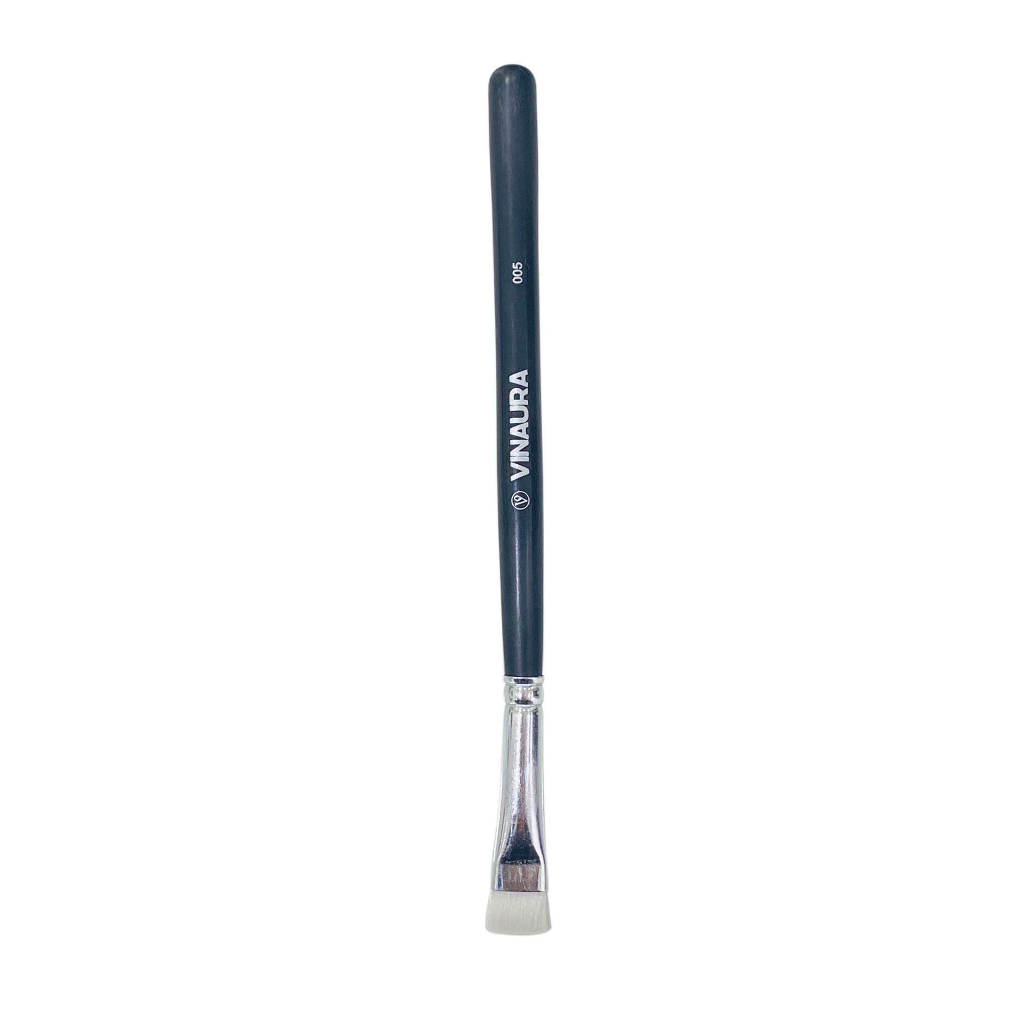 VINAURA Pro Flat Undereye Makeup Brush - Precision Eye Definer & Straight Liner Brush for Flawless Under Eye Concealer Application | Perfect for Smokey Eyes, Cut Crease & Professional Makeup Artist Kit