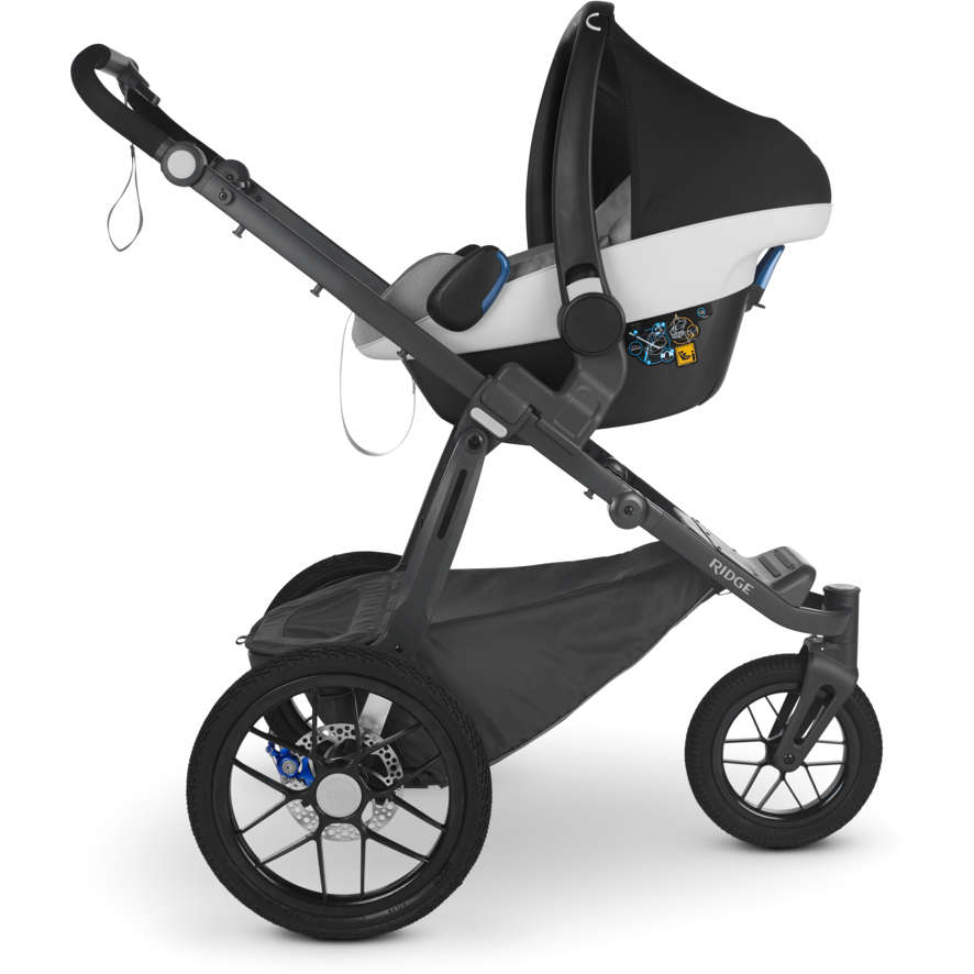 UPPAbaby Ridge Infant Car Seat Adapters - Compatible with Maxi Cosi, Nuna, Cybex & BeSafe | Safe & Secure Travel Solution for Newborns | Perfect for Family Road Trips, Air Travel & Daily Commutes