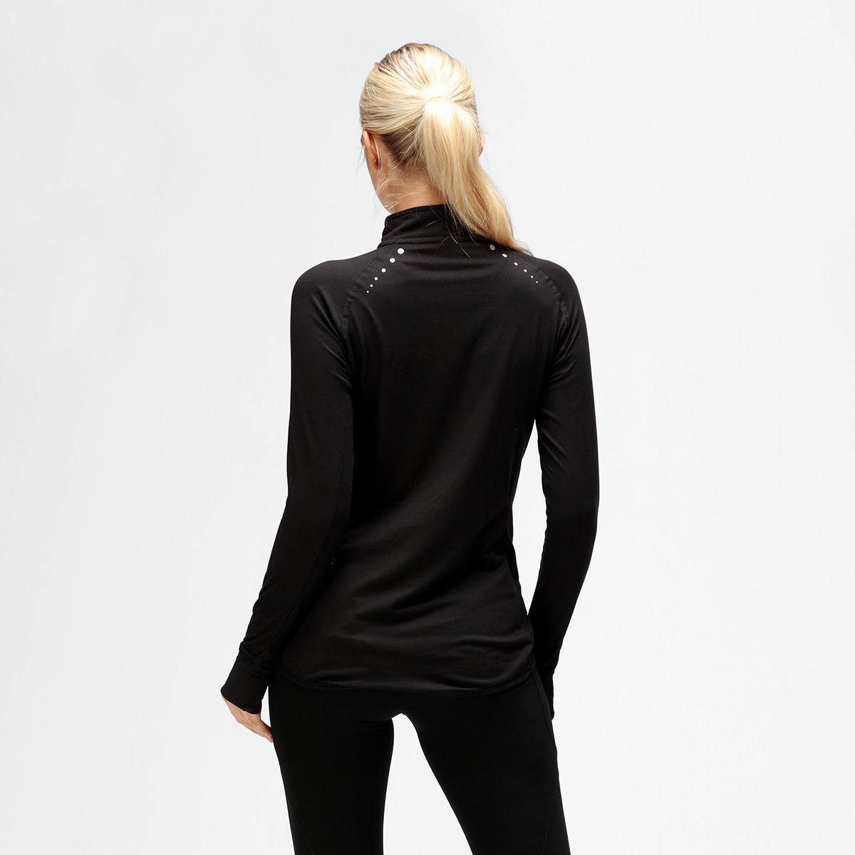 Black Long Sleeve Zip-Up Jacket for Women - Stylish & Comfortable Outerwear for Fall & Winter | Perfect for Casual Outings, Work & Travel