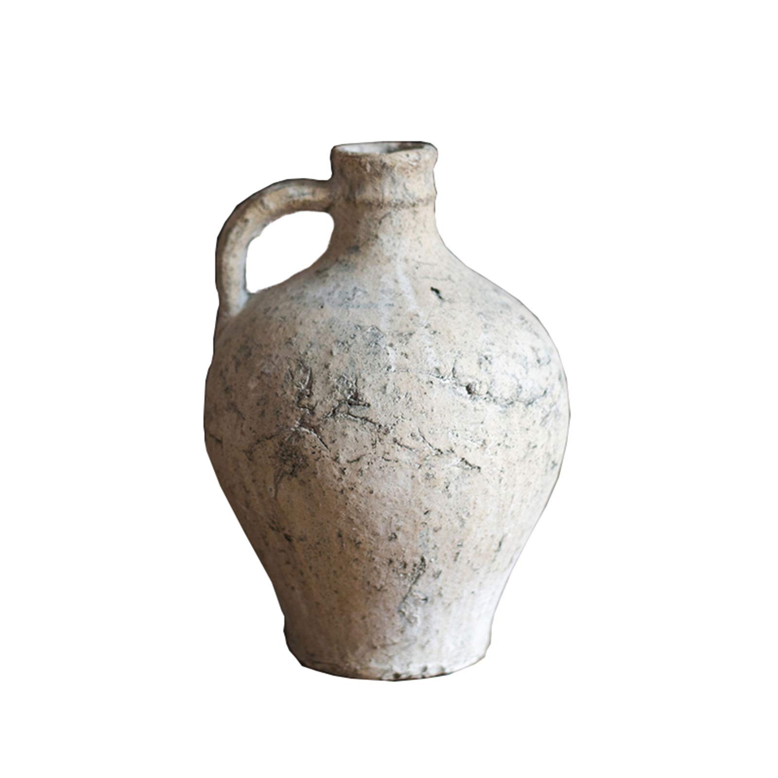 BFSHY Small Ceramic Flower Vase - Rustic Home Decor Floral Vase for Living Room, Wedding Centerpiece & Farmhouse Decor | Perfect for Table Decor, Housewarming Gifts & Special Events
