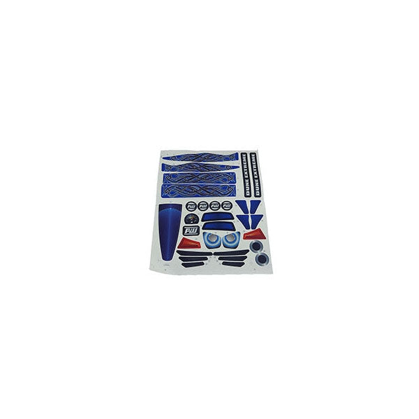 Dune Racer Extreme Blue Stickers - High-Quality Vinyl Decals for Cars, Laptops & Water Bottles - Perfect for Off-Road Enthusiasts & Adventure Lovers