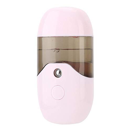50ml USB Rechargeable Nano Sprayer - Portable Facial Mist Sprayer for Women, Pink | Hydrating Face Moisturizer for Skincare, Travel & On-the-Go Use