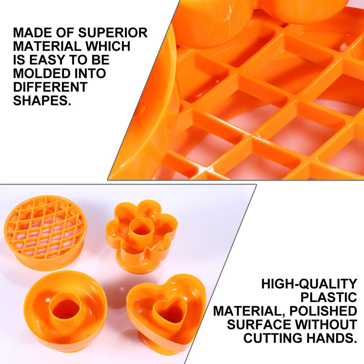 DOITOOL 4-Piece Silicone Donut Baking Mold Set - Heart & Flower Shaped Non-Stick Donut Pan for Oven, Cupcakes, Muffins - Perfect for Birthday Parties, DIY Desserts & Holiday Baking
