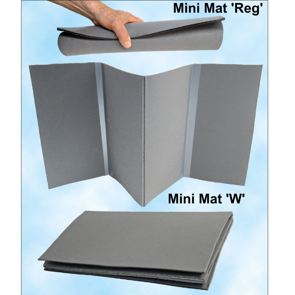 Taiga® Mini Mat - Compact & Portable Non-Slip Yoga Mat for Home, Office & Travel - Perfect for Yoga, Meditation, Exercise & Floor Protection