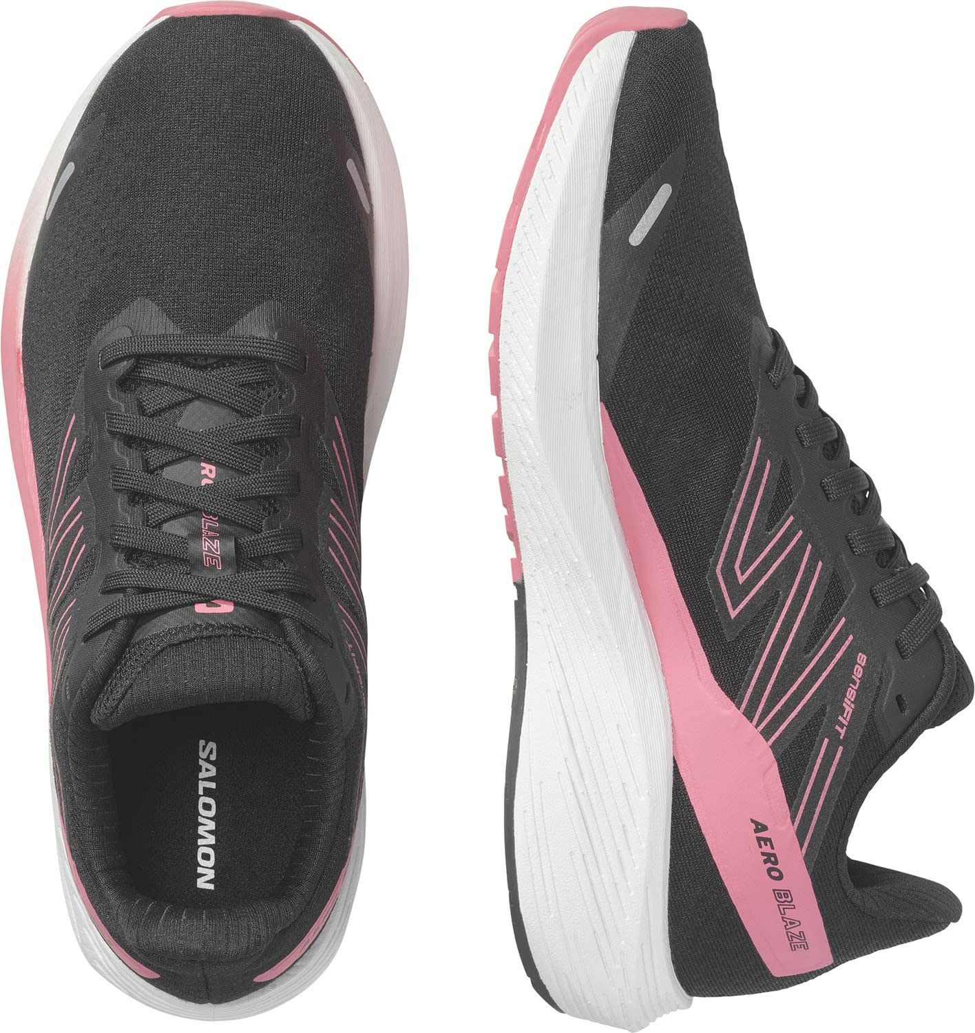 Salomon Unisex-Adult Modern Sonic Ra 2 GTX 3D Fit Ebony/Qush/B - Waterproof Hiking Shoes for Men & Women - Perfect for Trail Running, Outdoor Adventures & Daily Wear