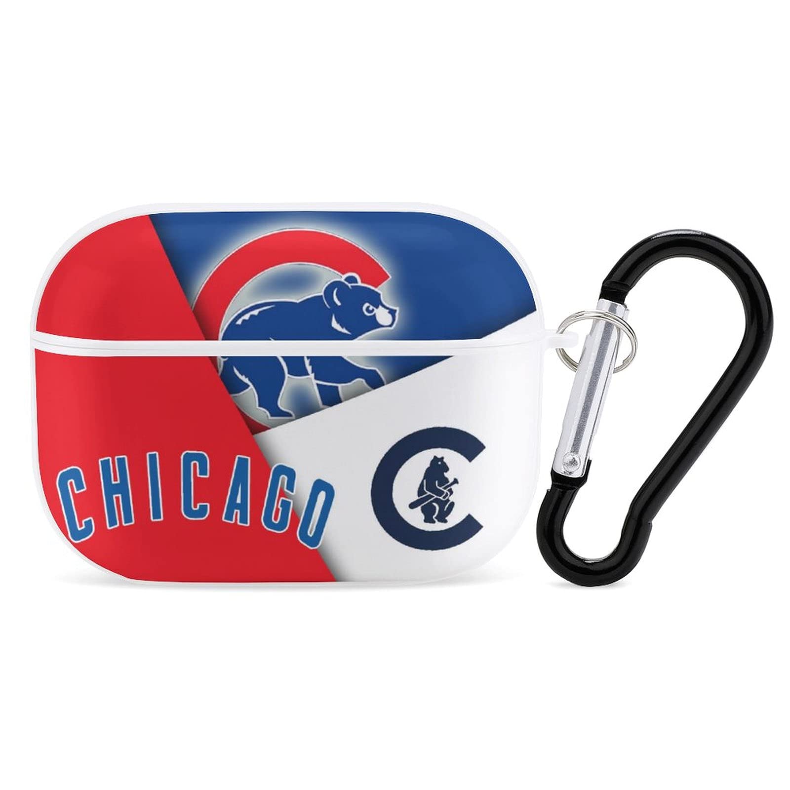 Chicago Cubs AirPods Pro Case - Shockproof TPU Cover for AirPods Pro 3rd Gen (White) - Durable & Flexible Protection for Sports, Travel & Daily Use